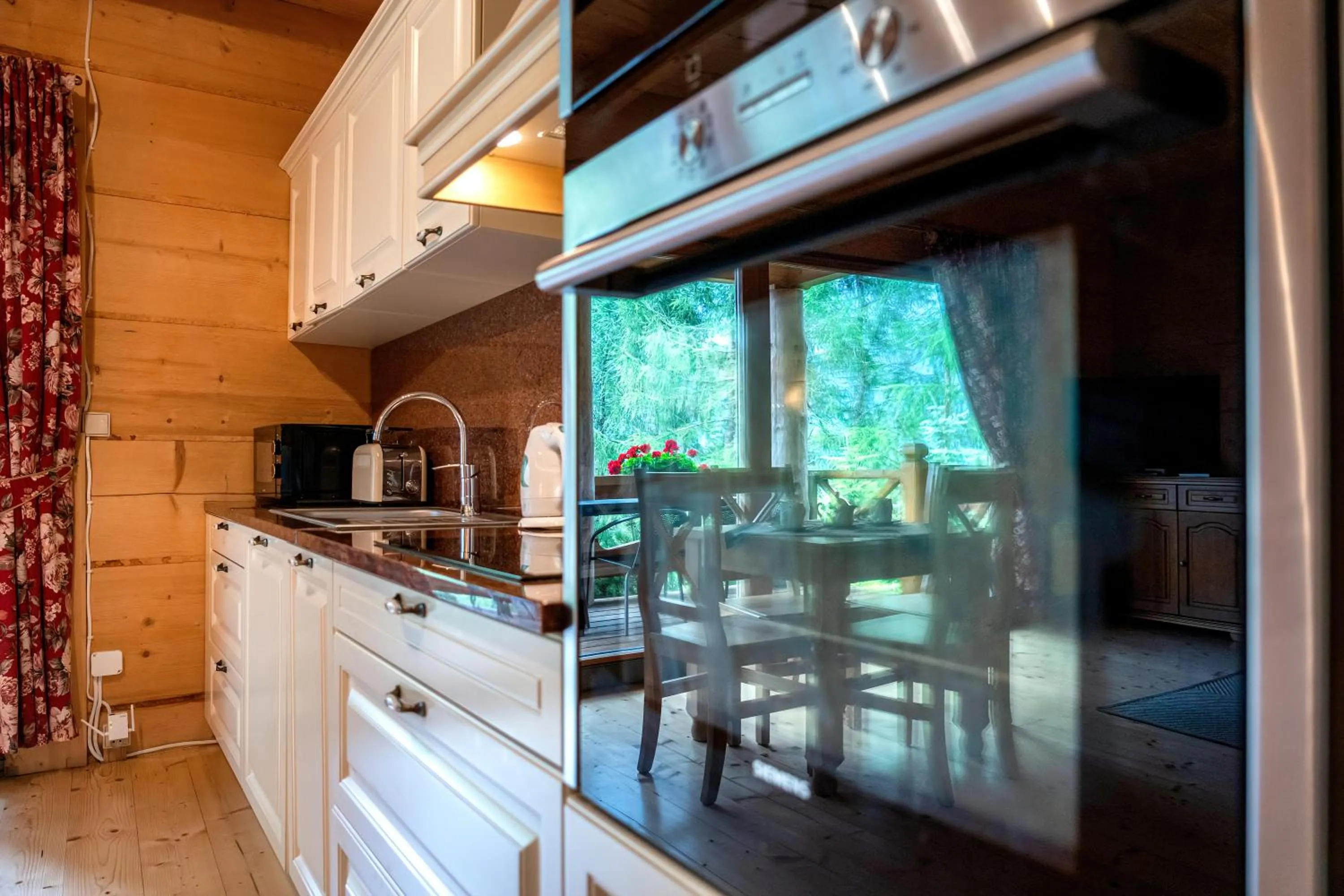 Kitchen or kitchenette in Osada Kościelisko - Tatry na Wyciągnięcie Ręki