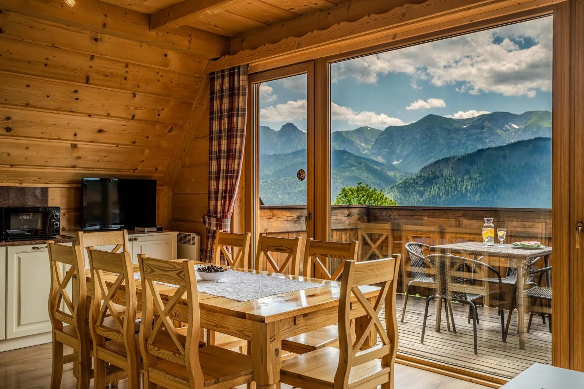 Balcony/Terrace in Osada Kościelisko - Tatry na Wyciągnięcie Ręki