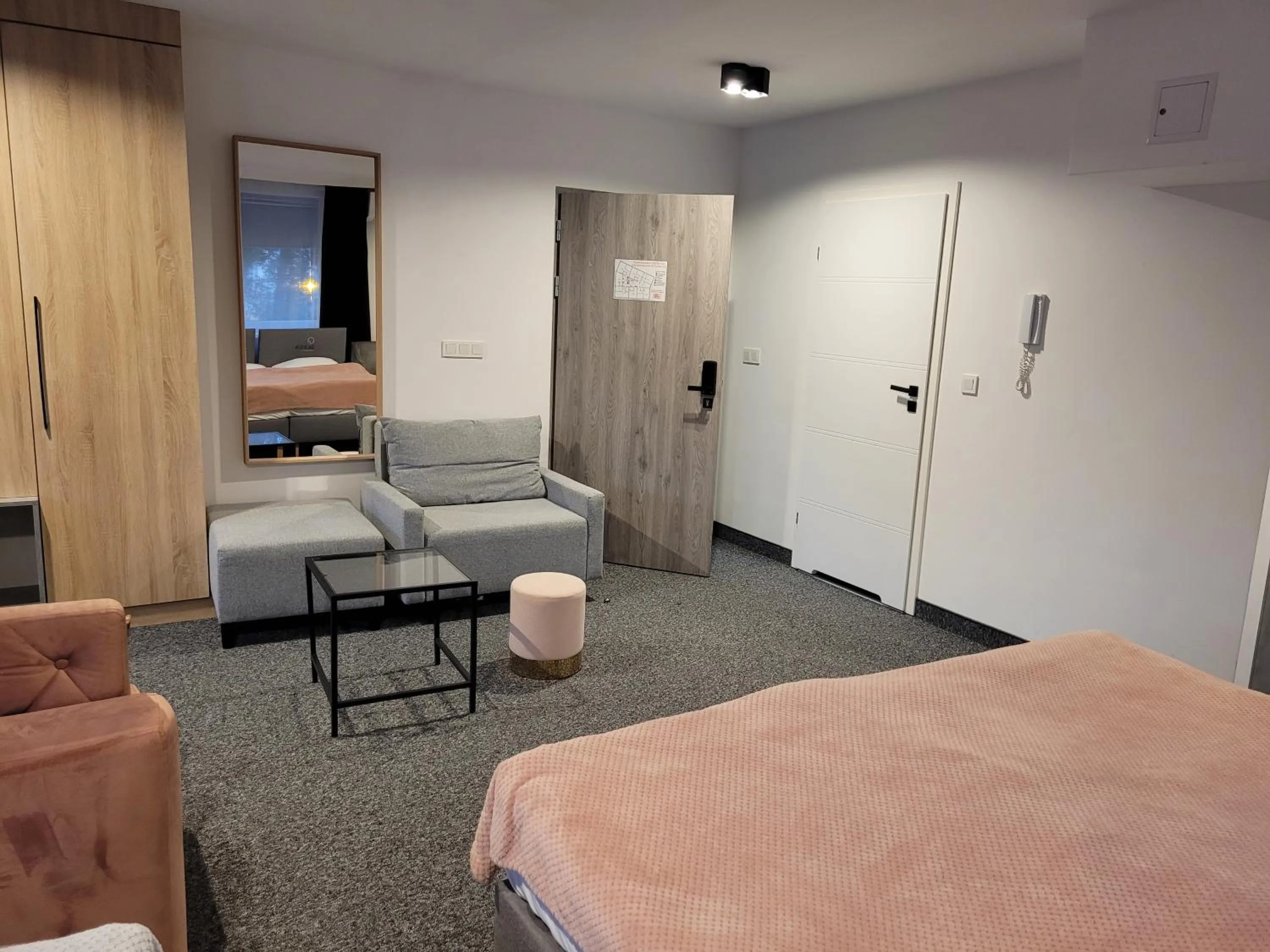 Bed in Silesia Apartments