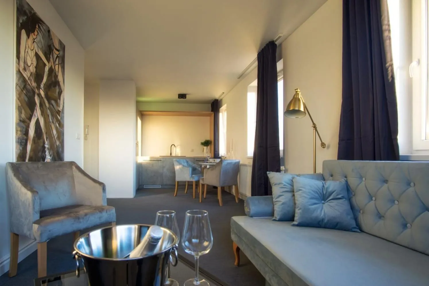 Living room in Silesia Apartments