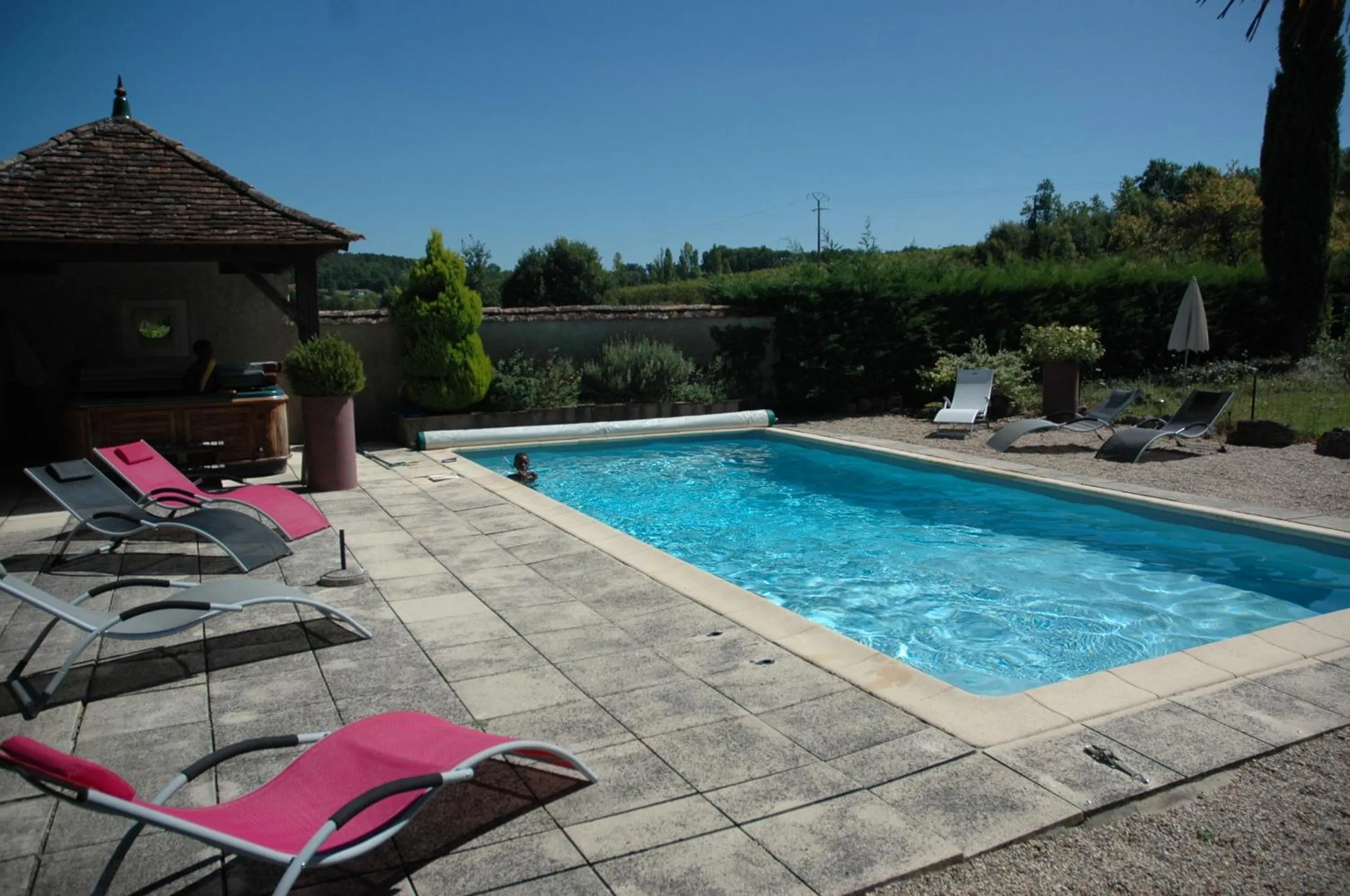 Hot Tub in Domaine de la Queyssie
