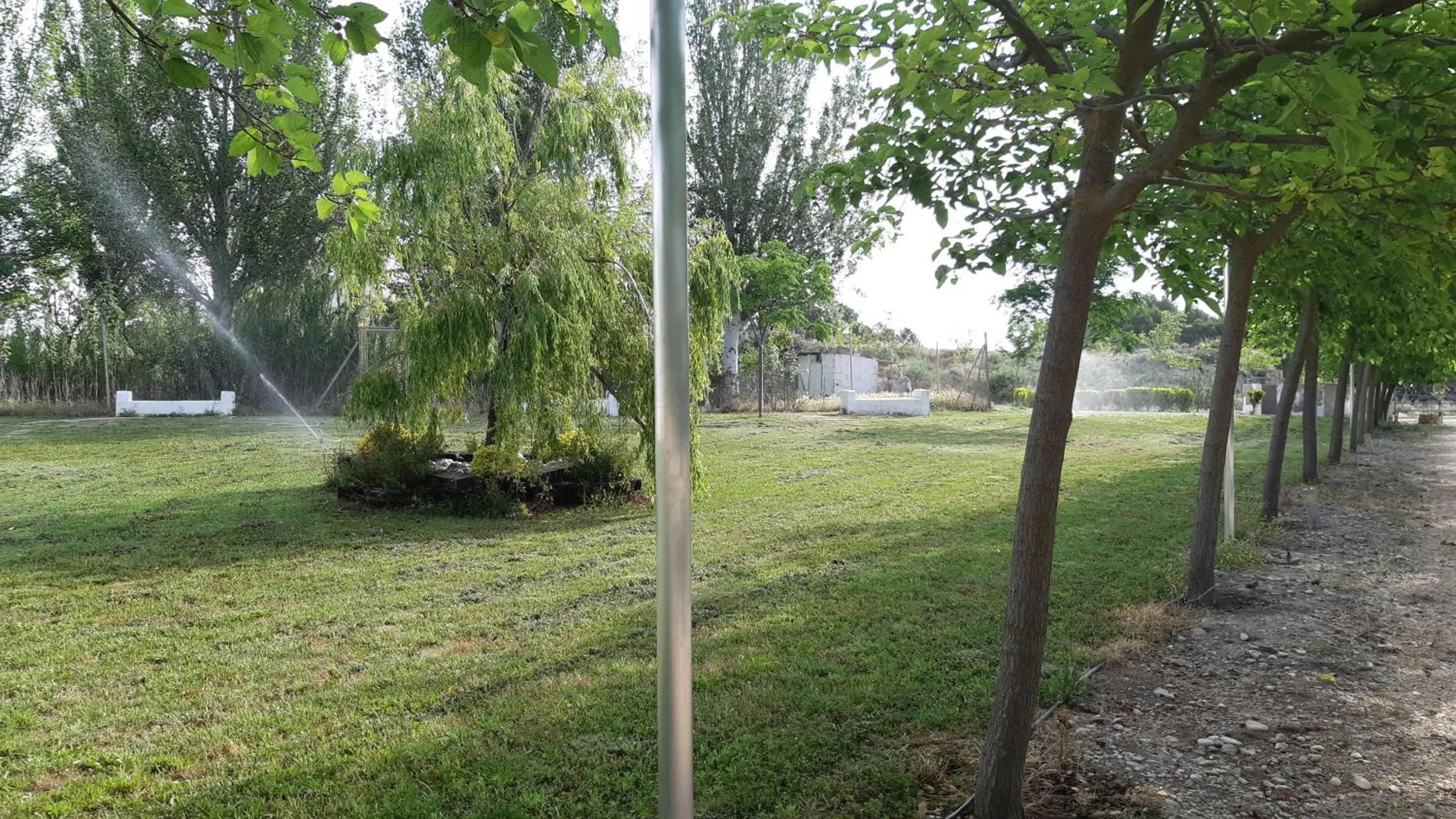 Garden view in Hotel Cueva Tardienta Monegros-Adults Only