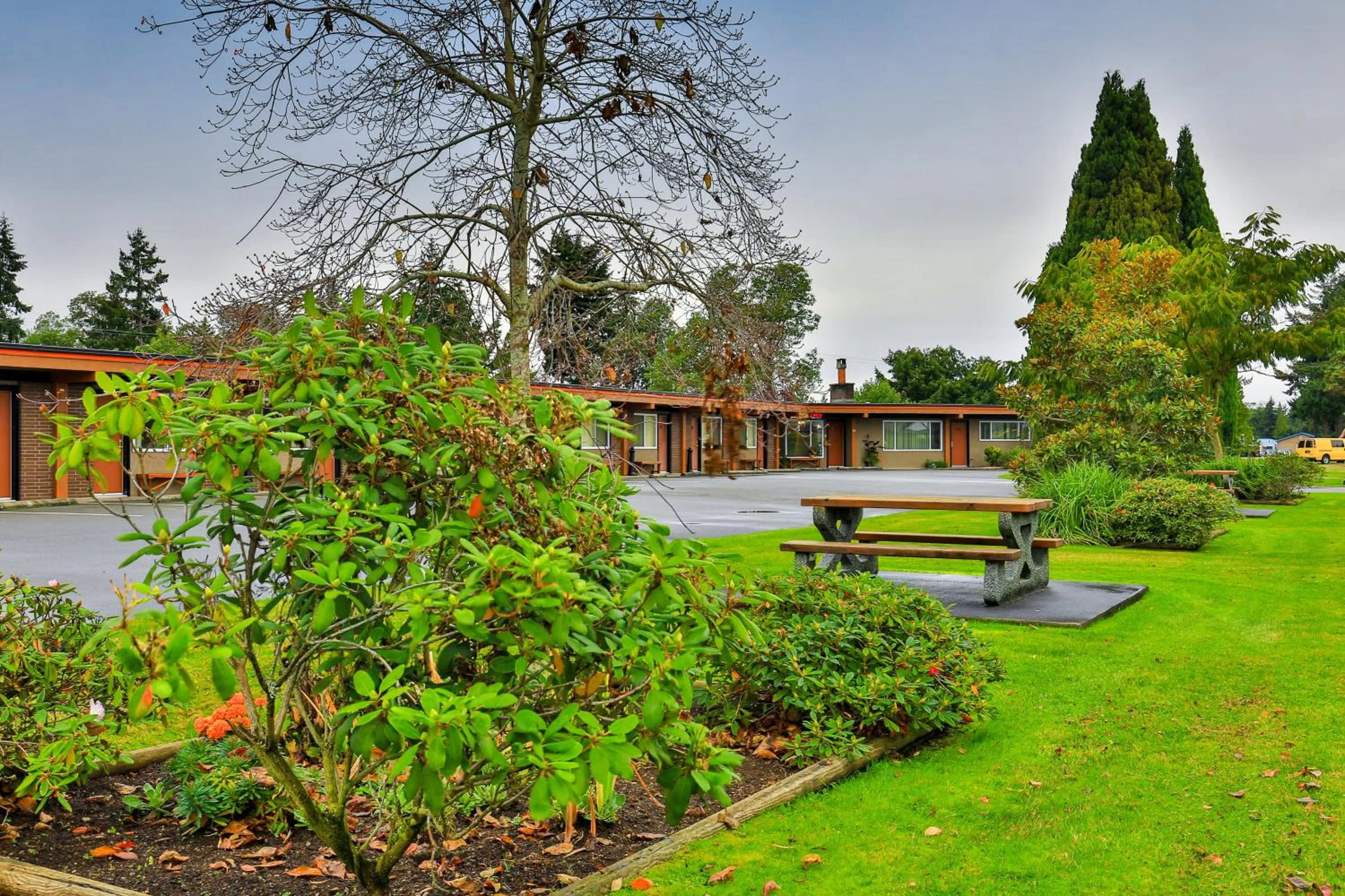 Garden in Arbutus Grove Motel