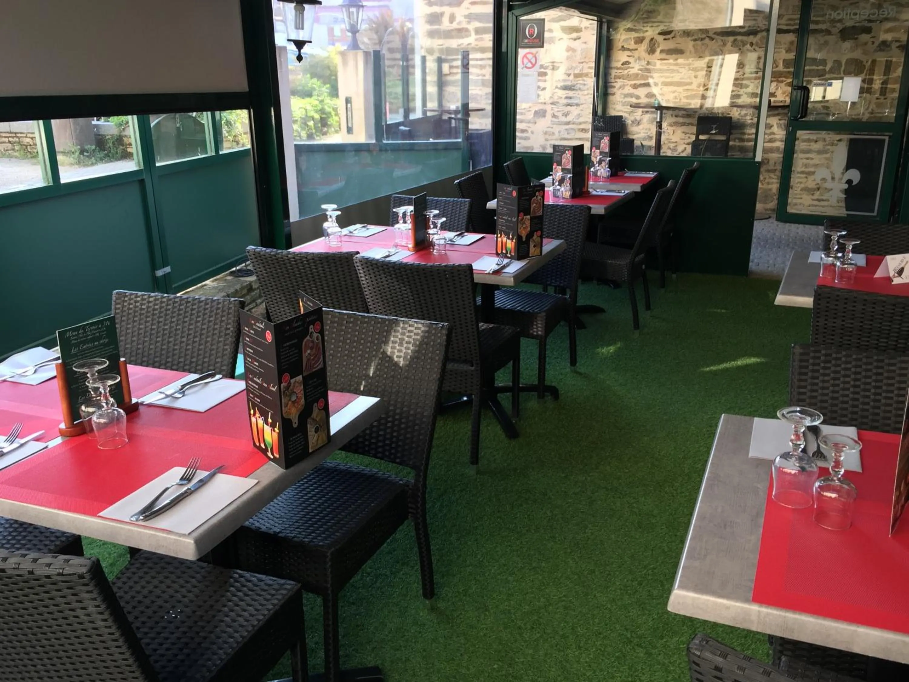 Balcony/Terrace in La Croix Verte - Le Relais des Moulins