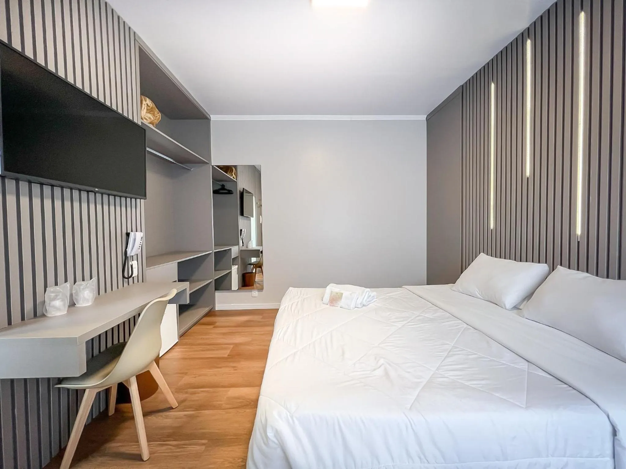 TV and multimedia, Bed in Pousada Solar Viena