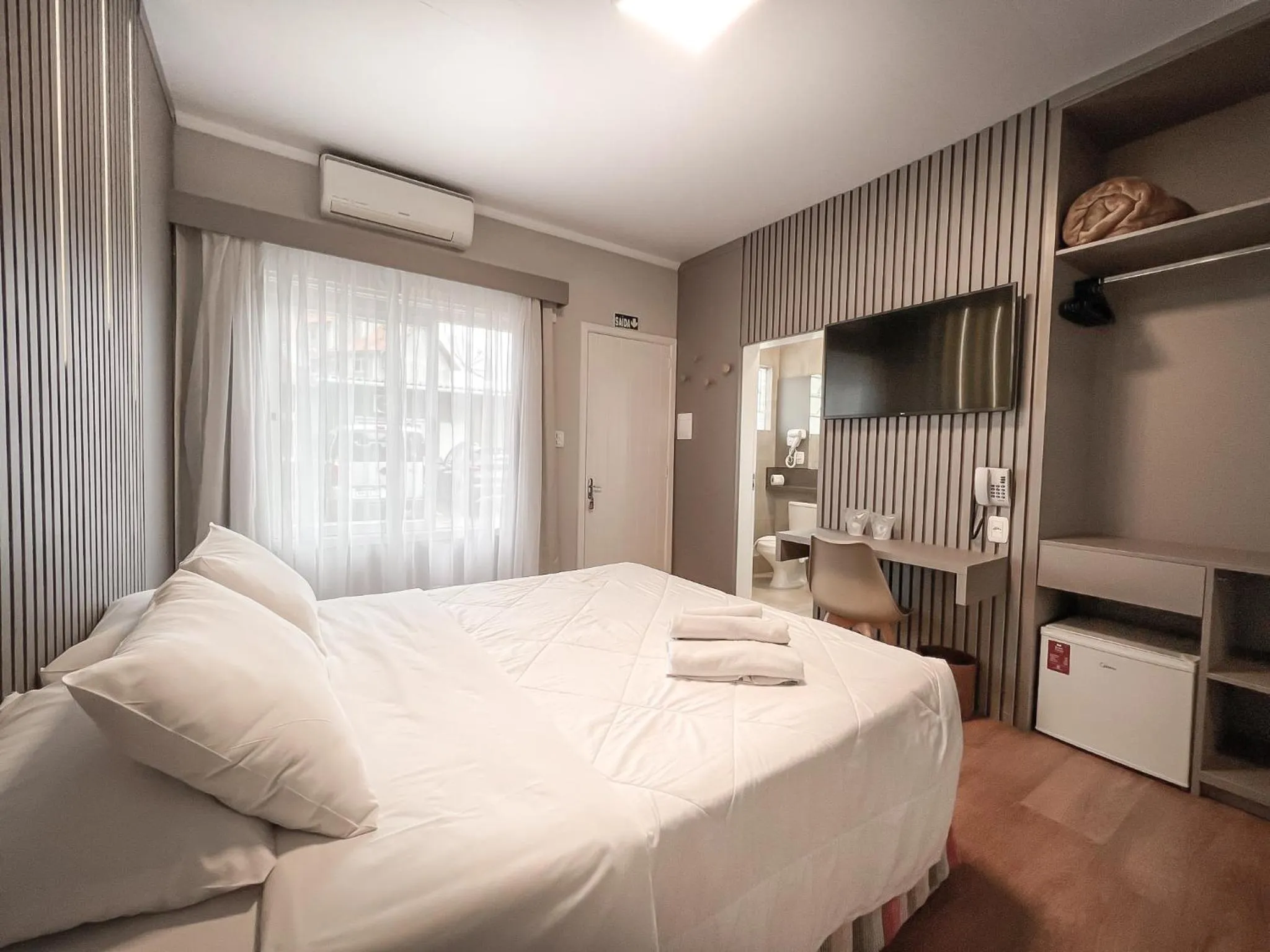 Bed in Pousada Solar Viena