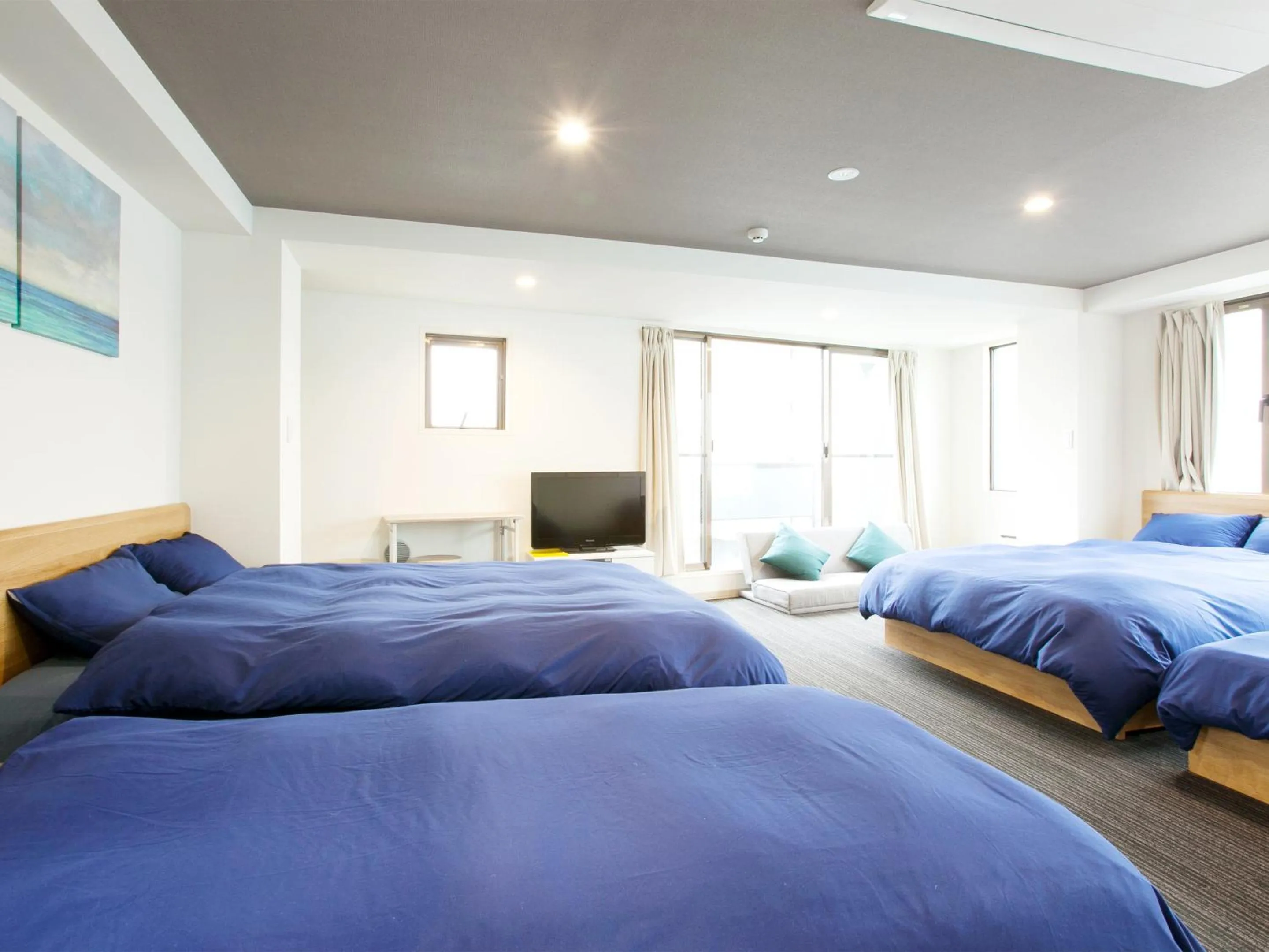 Bed in Hotel Cocoro Inn Asakusa Kuramae