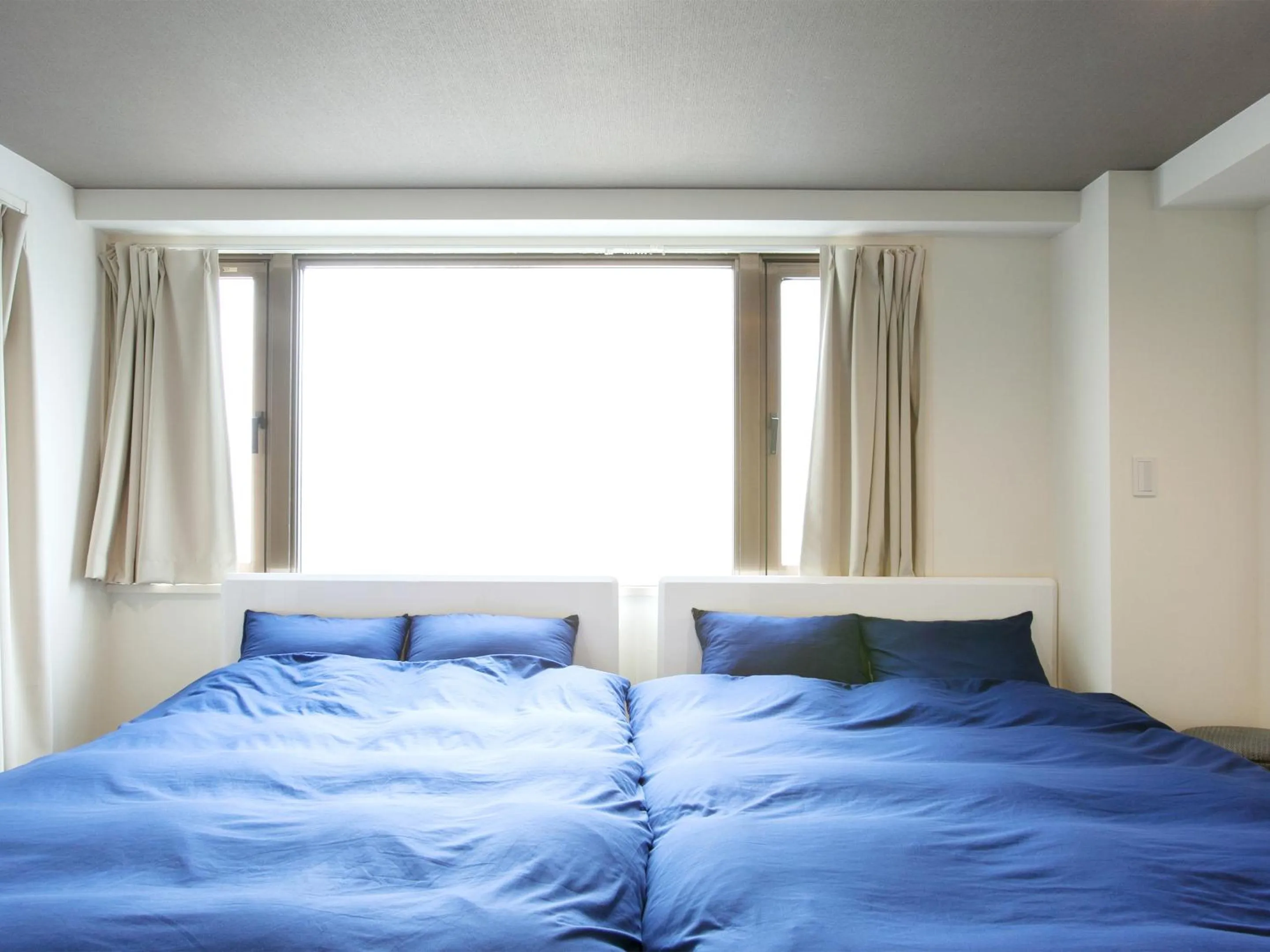 Bed in Hotel Cocoro Inn Asakusa Kuramae