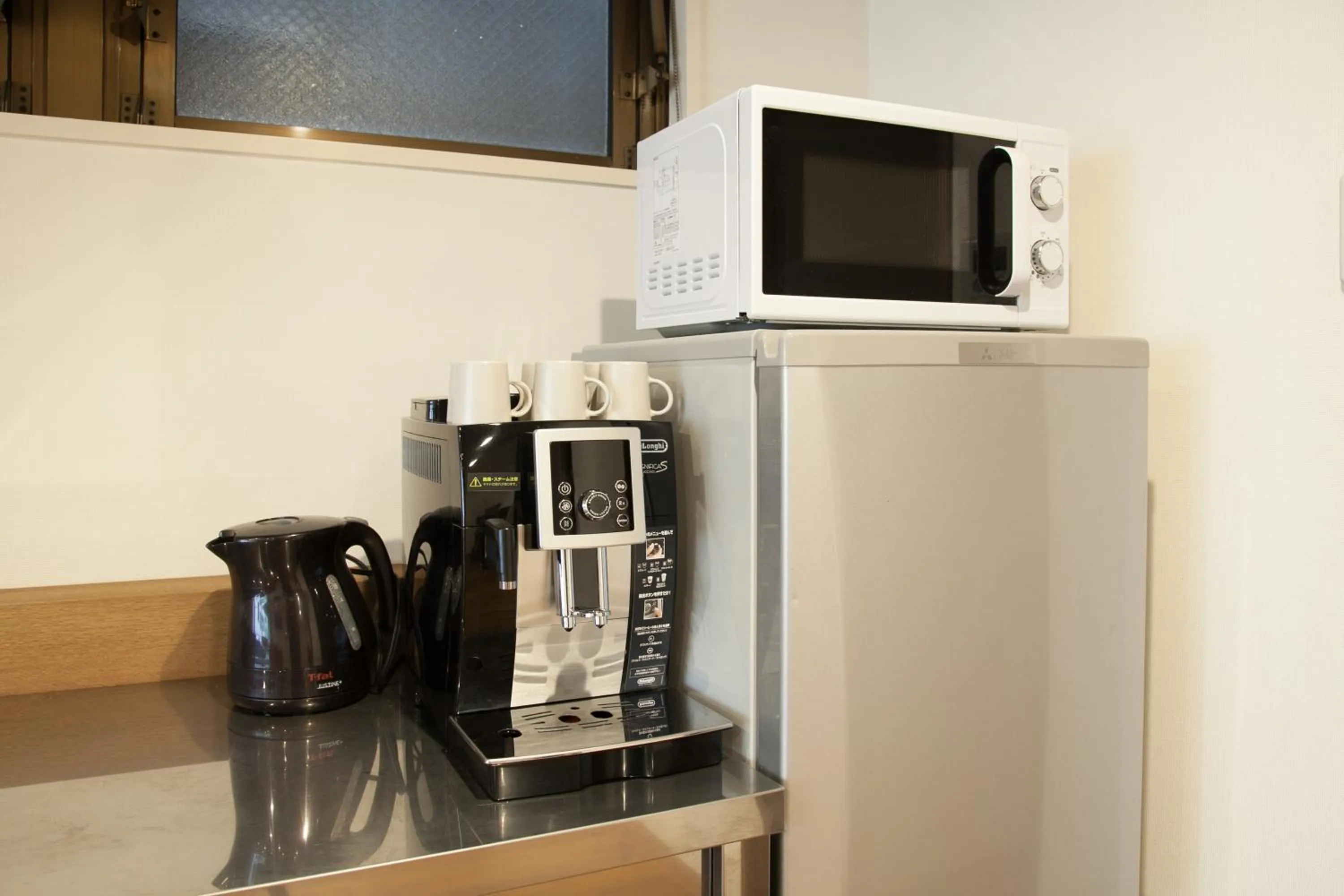 Communal kitchen in Hotel Cocoro Inn Asakusa Kuramae