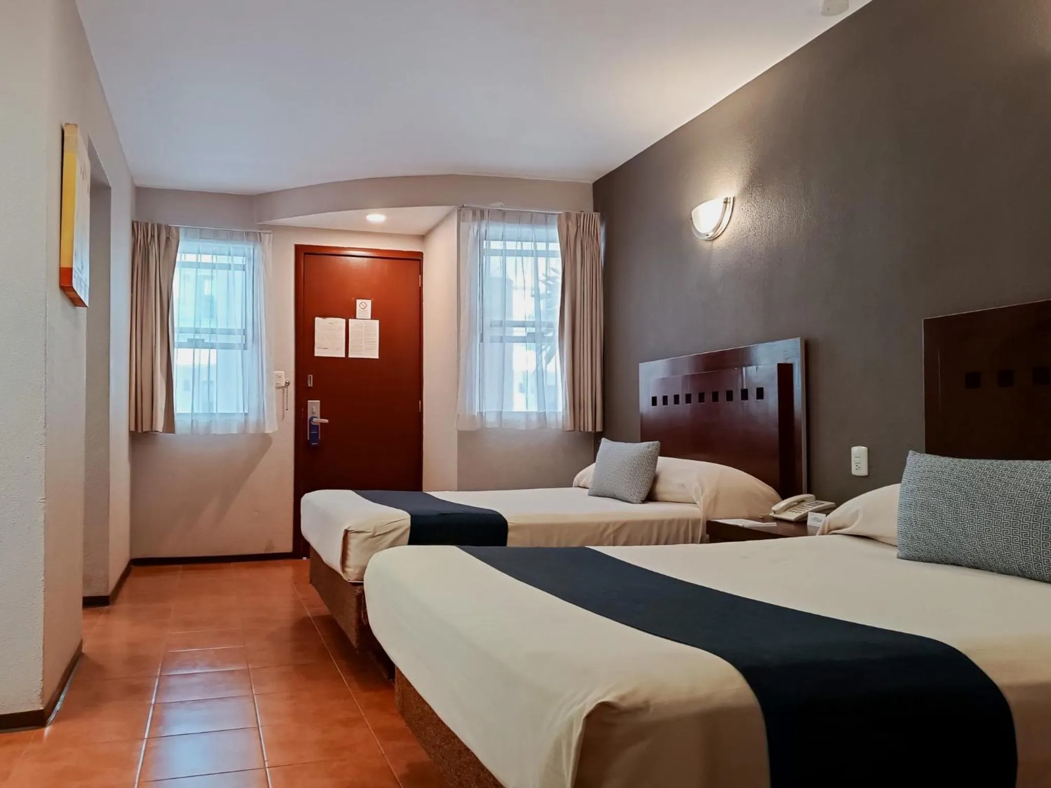 Bed in Hotel Panamerican