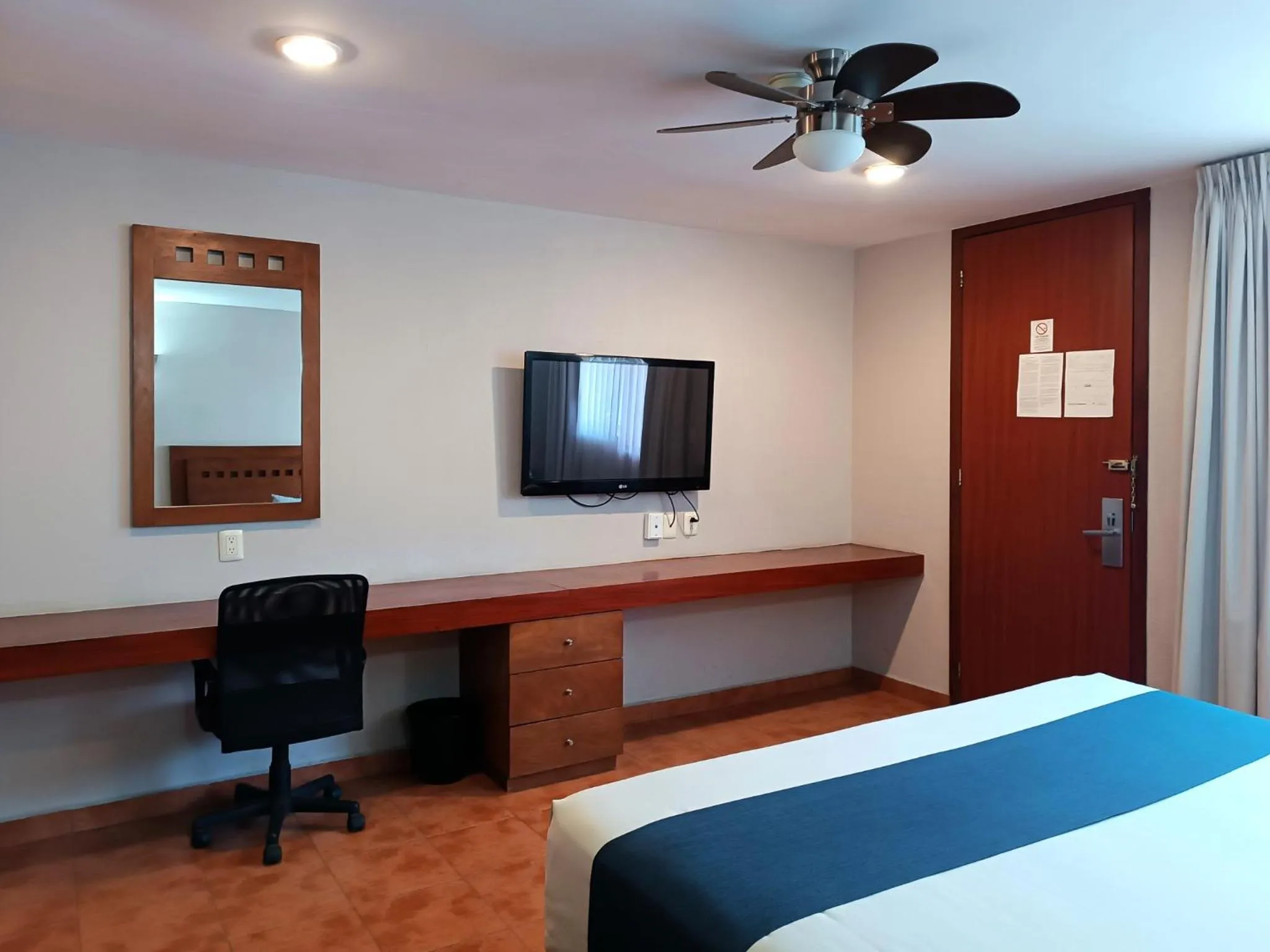 Bed in Hotel Panamerican