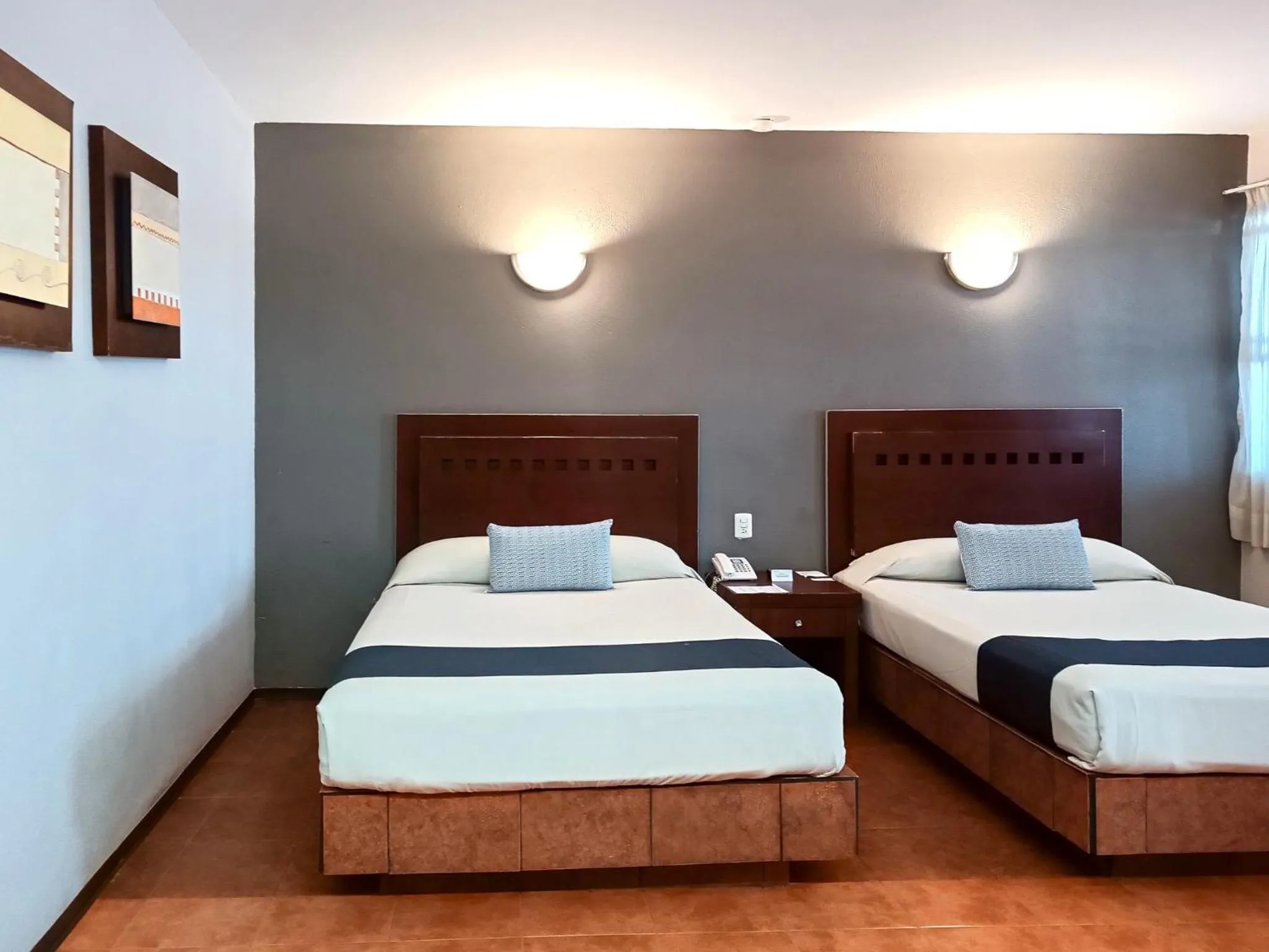 Bed in Hotel Panamerican