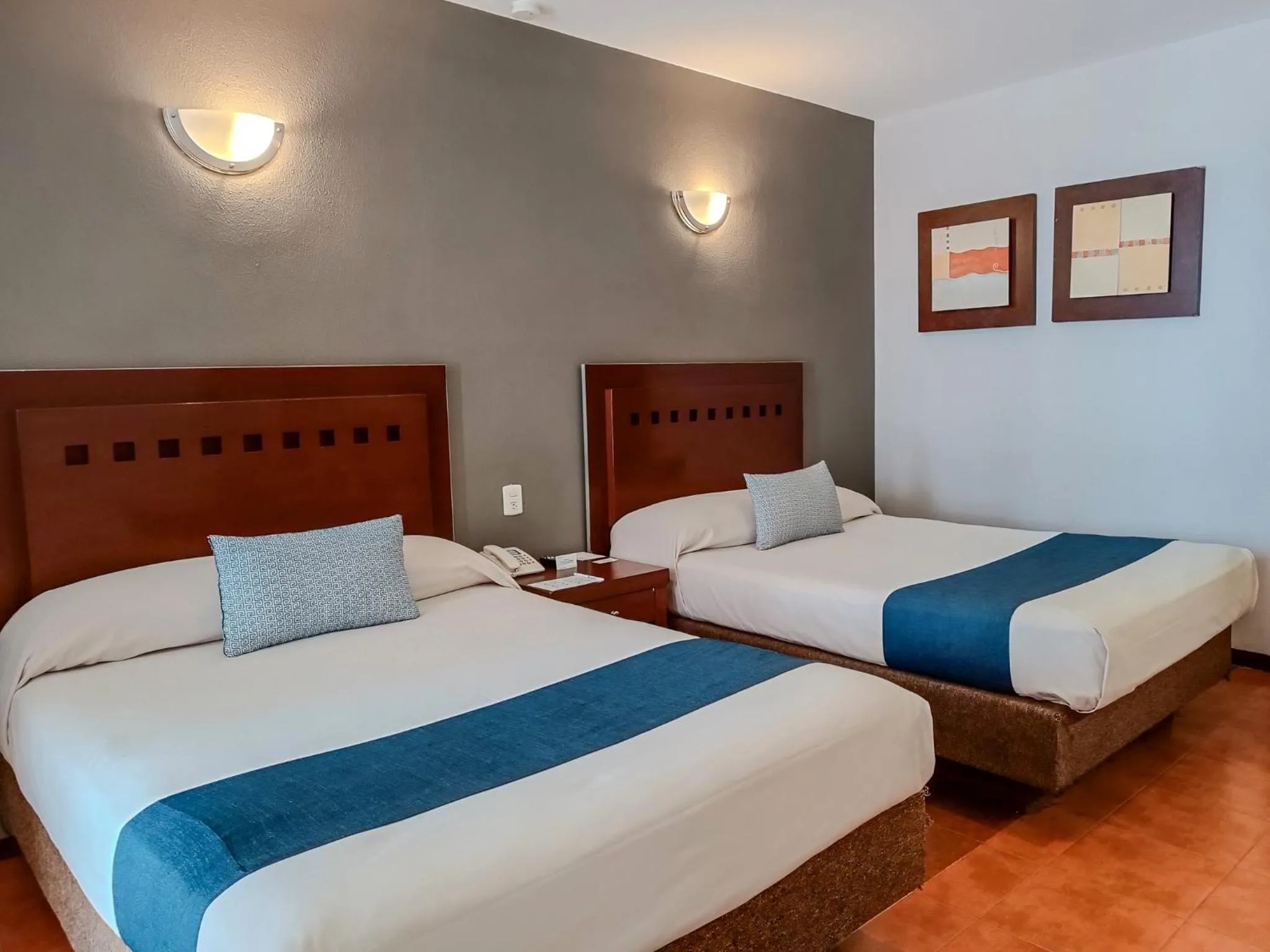 Bed in Hotel Panamerican