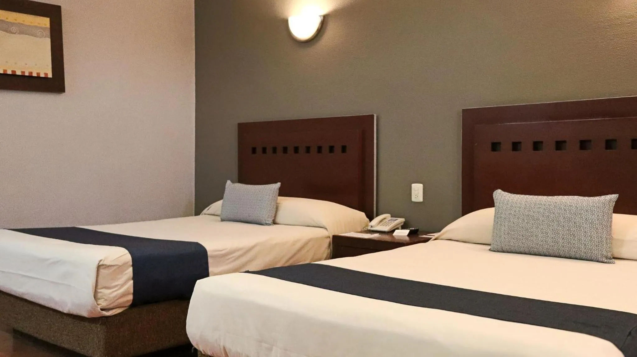 Bed in Hotel Panamerican