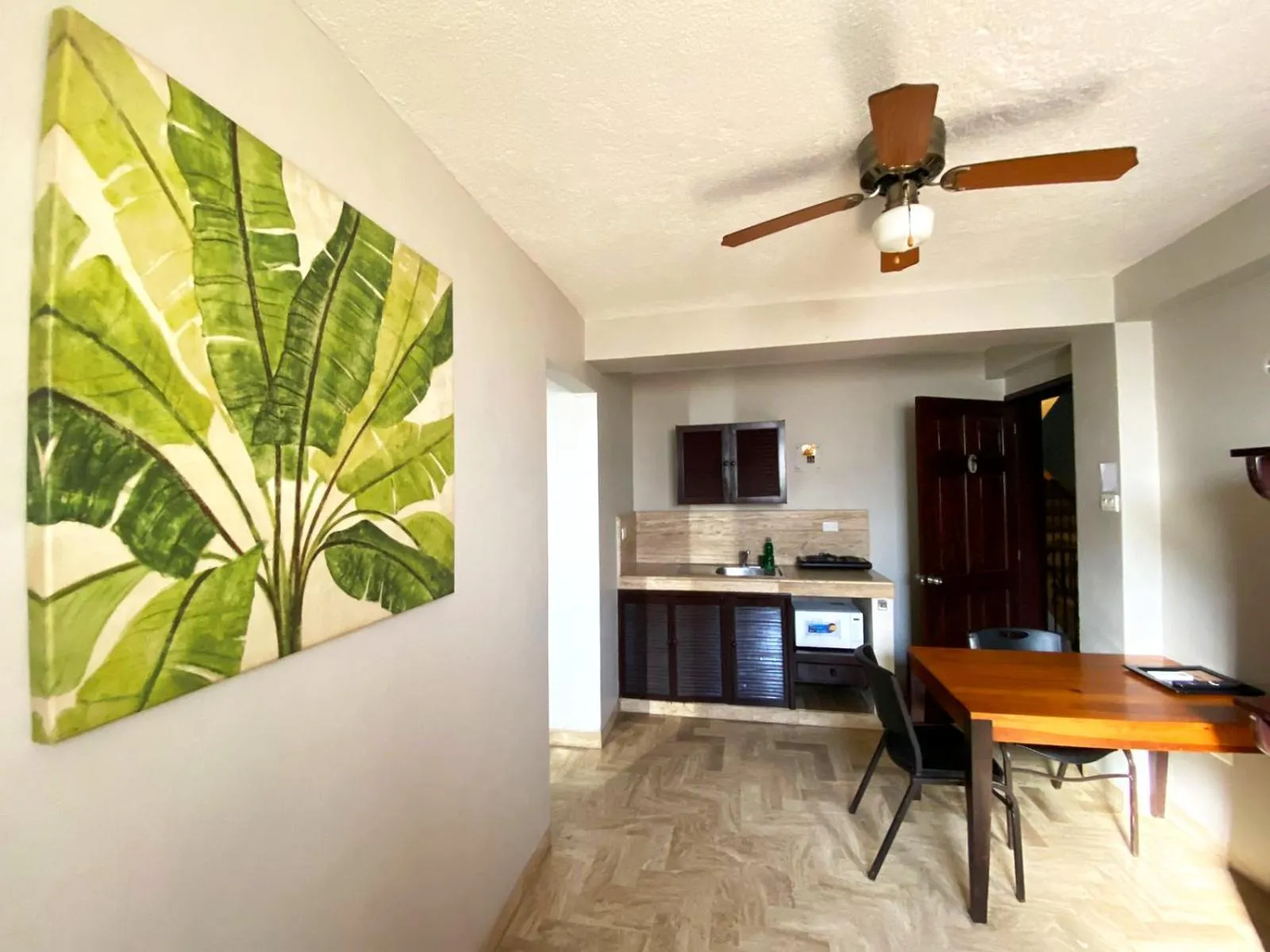 kitchen in "5th Av" Sol del Caribe Apart Hotel