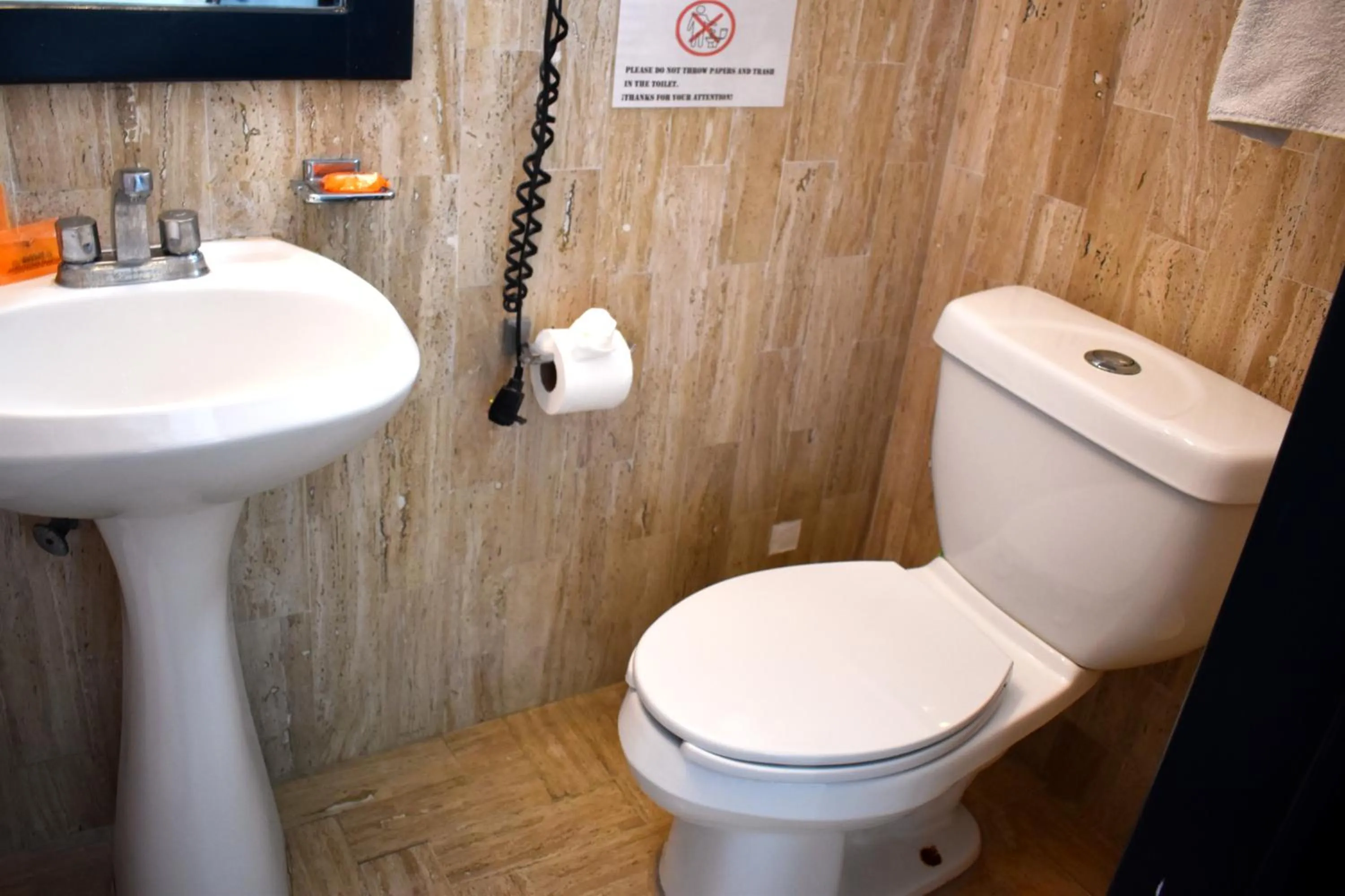 Bathroom in "5th Av" Sol del Caribe Apart Hotel