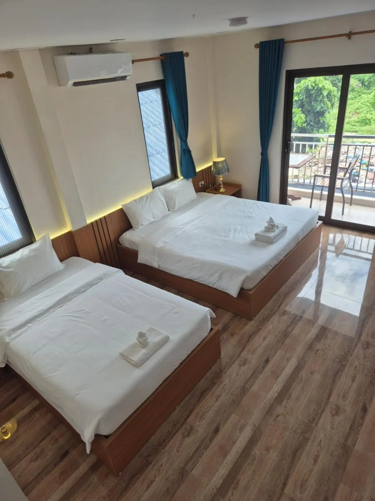 Bed in Hoang Kim Hotel