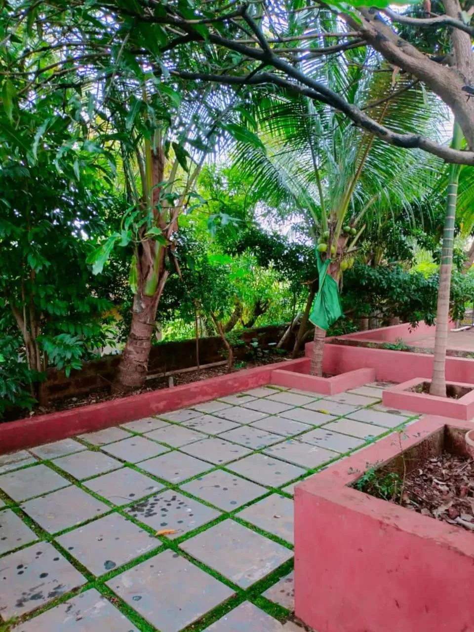 Garden view in Redstone House by Oxystays Hospitality