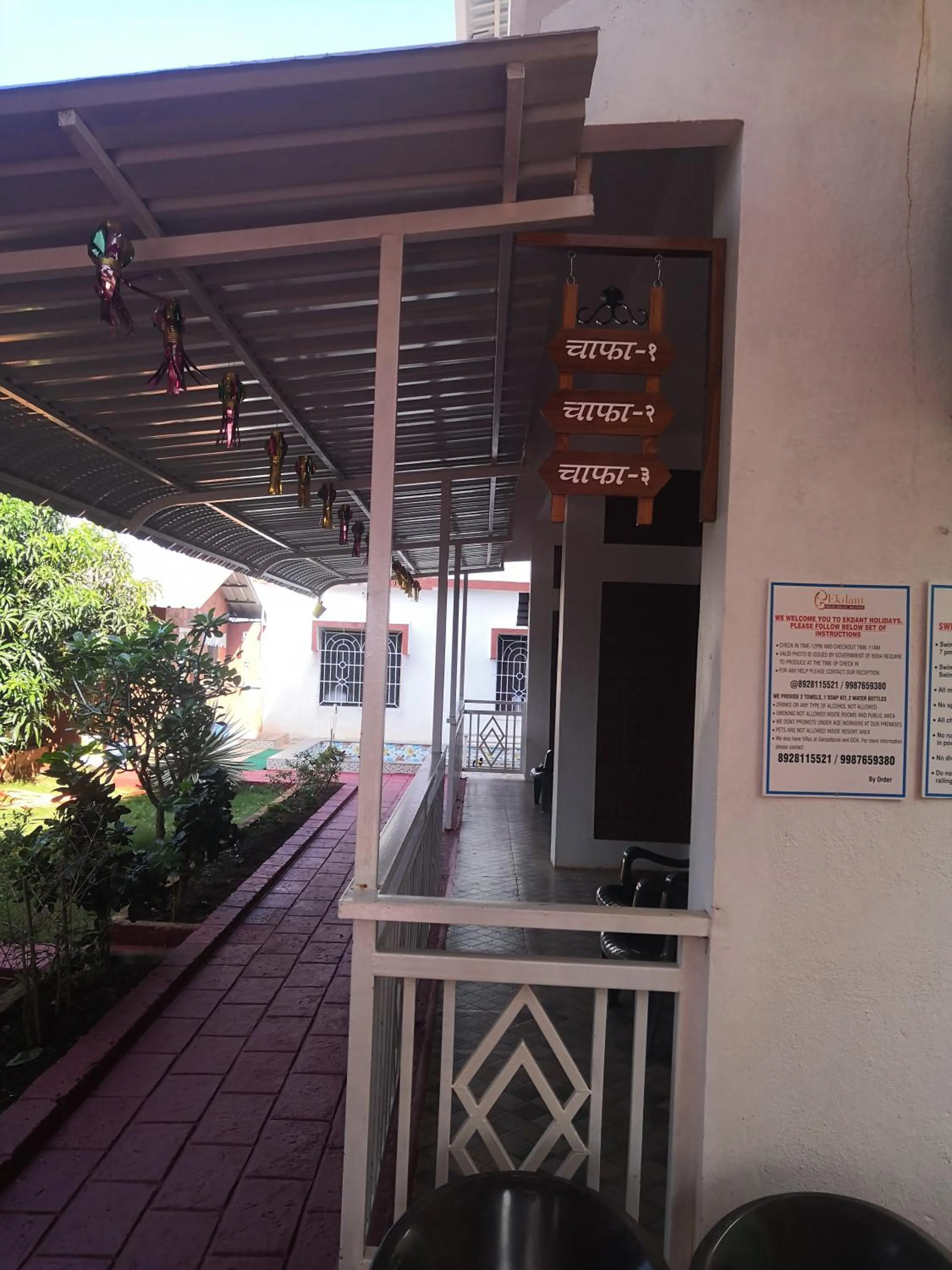 Balcony/Terrace in Redstone House by Oxystays Hospitality