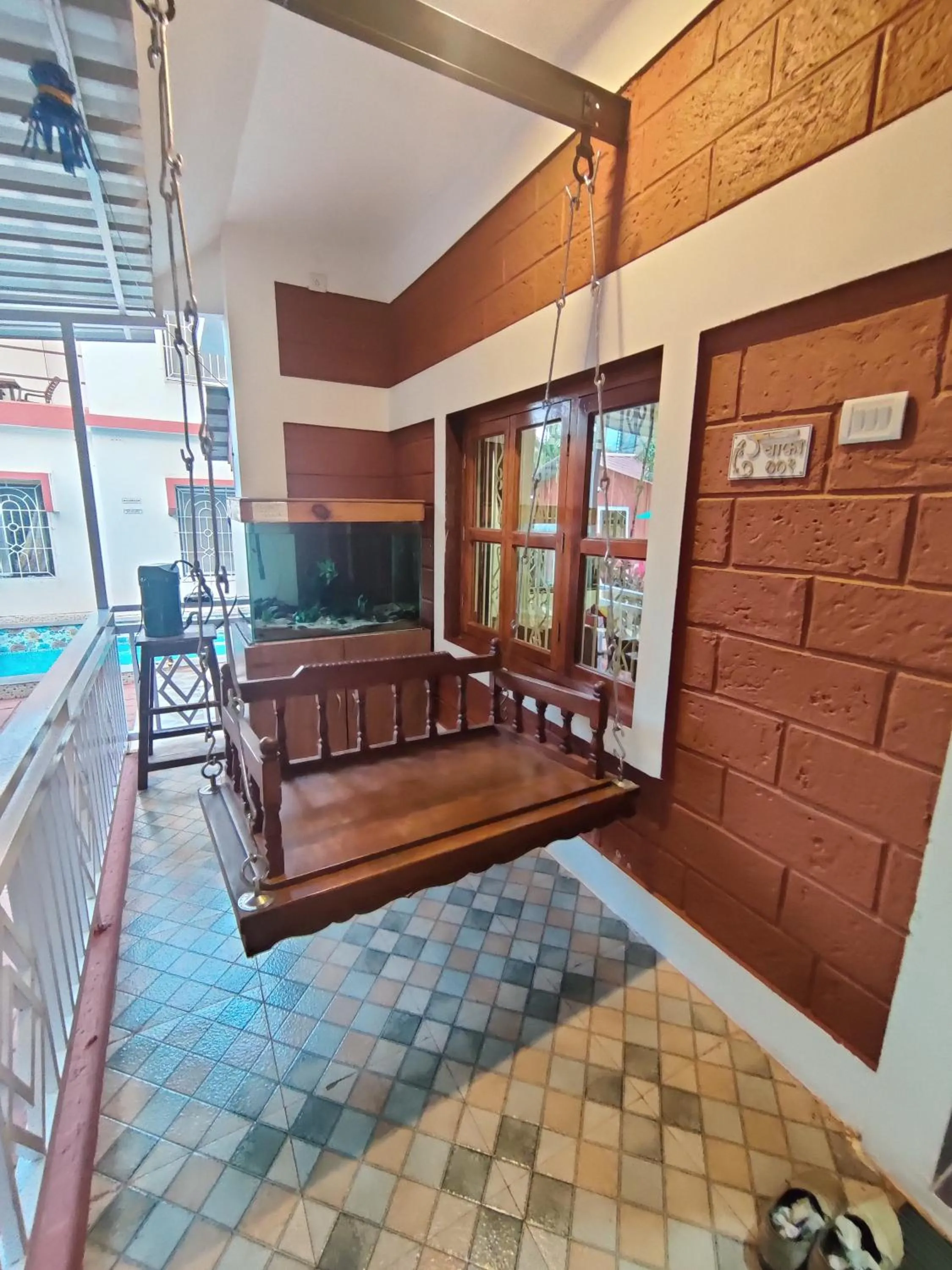 Patio in Redstone House by Oxystays Hospitality