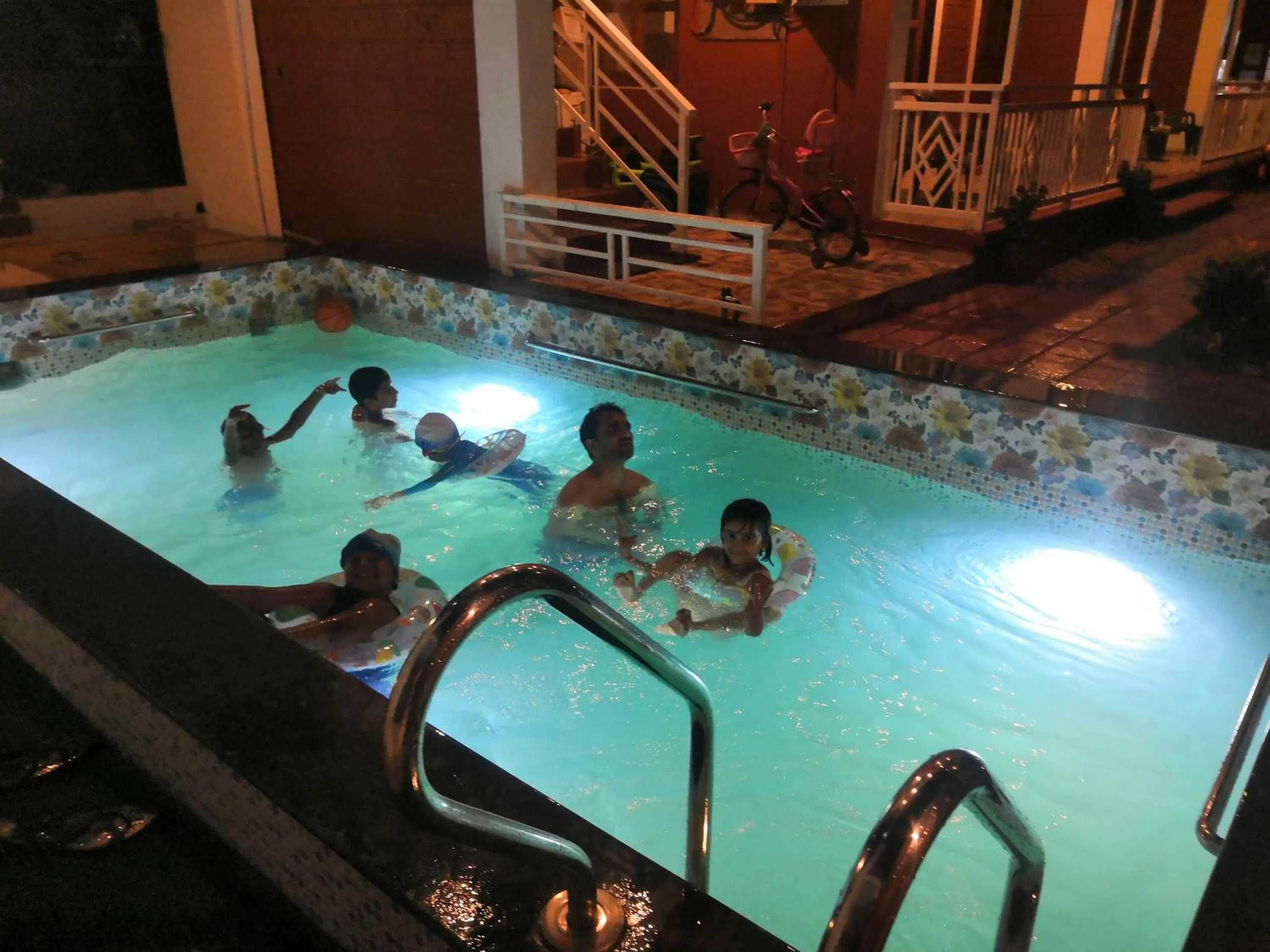 Pool view in Redstone House by Oxystays Hospitality