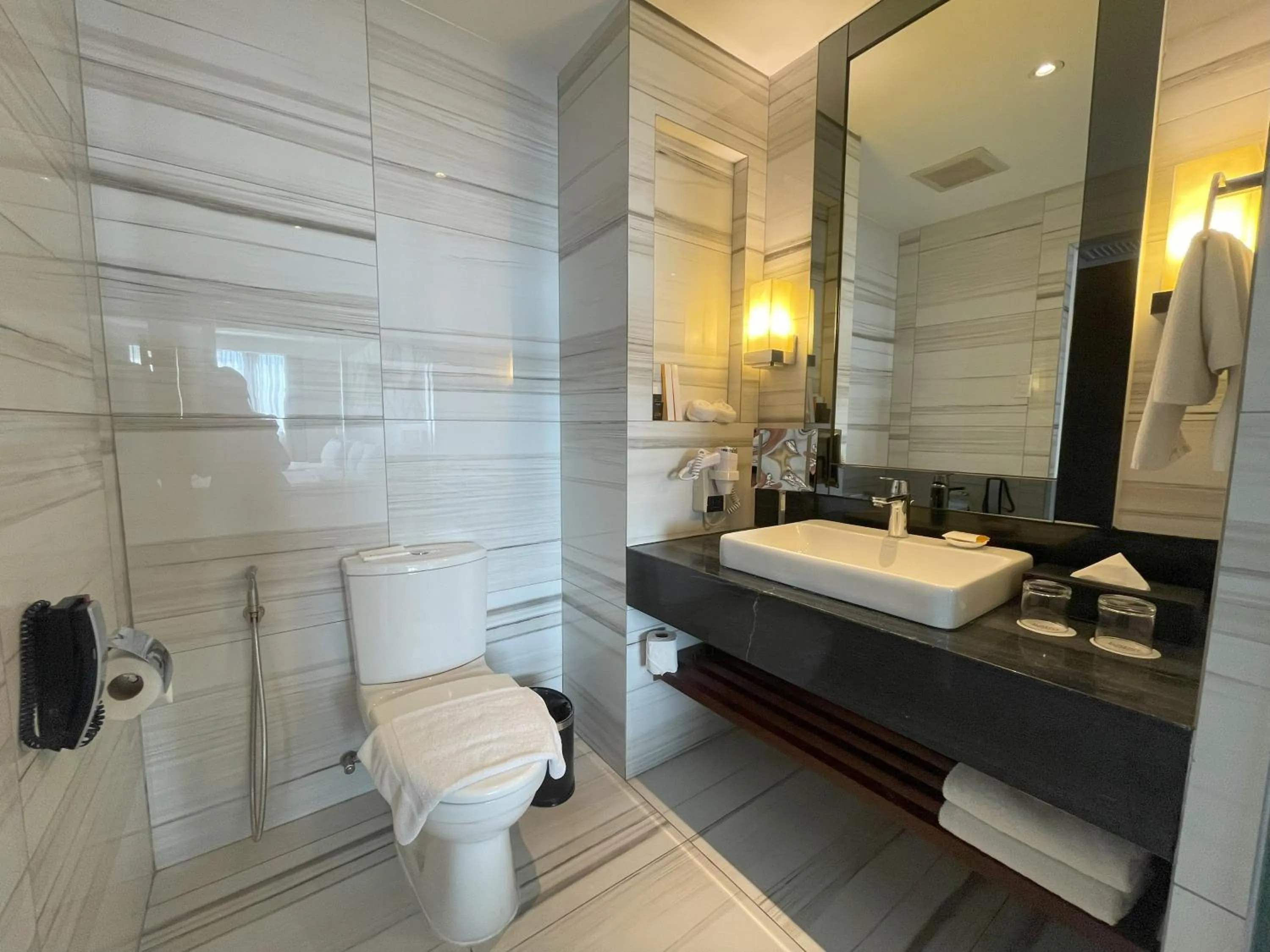 Bathroom in Luxent Hotel
