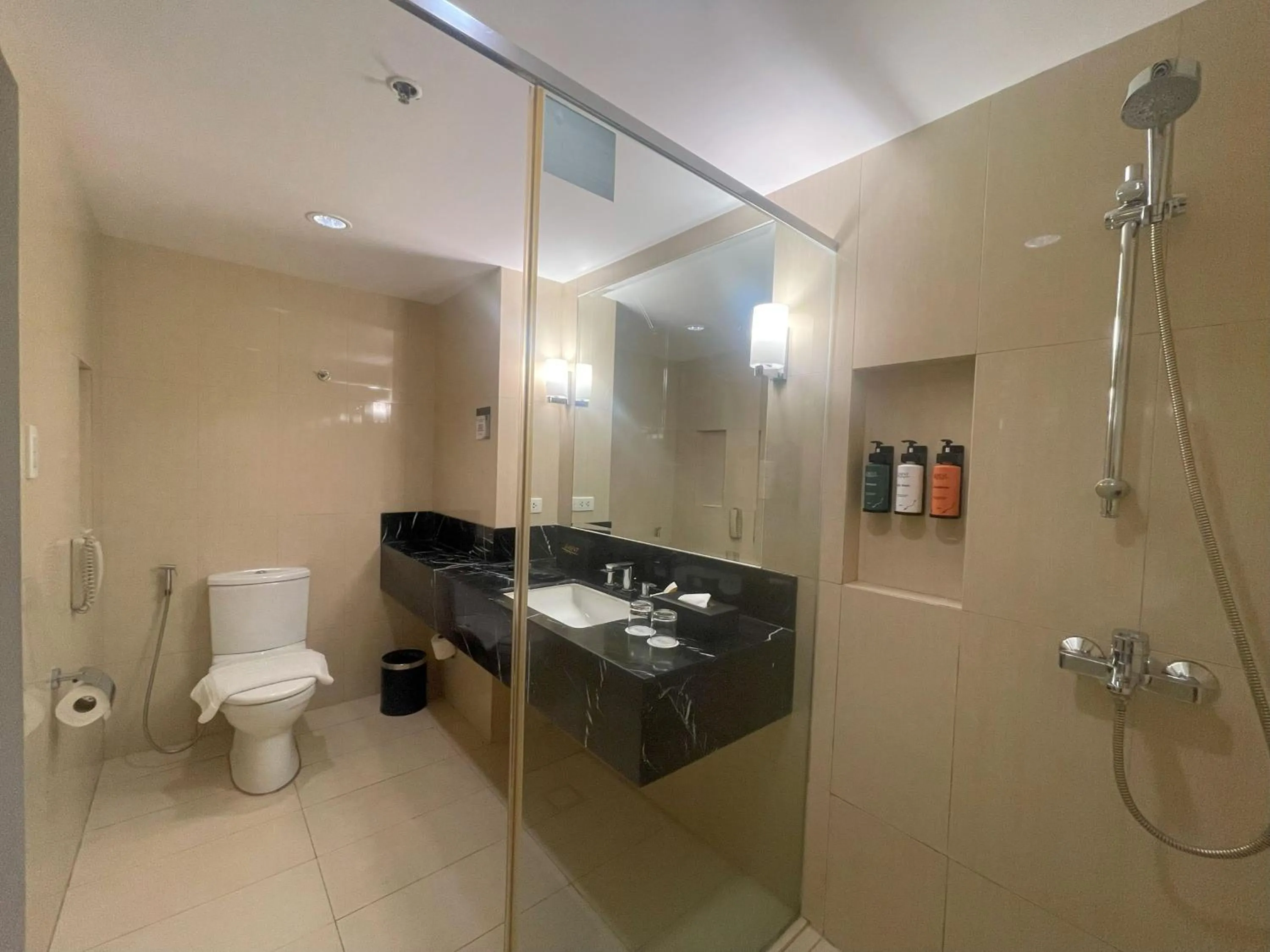 Bathroom in Luxent Hotel