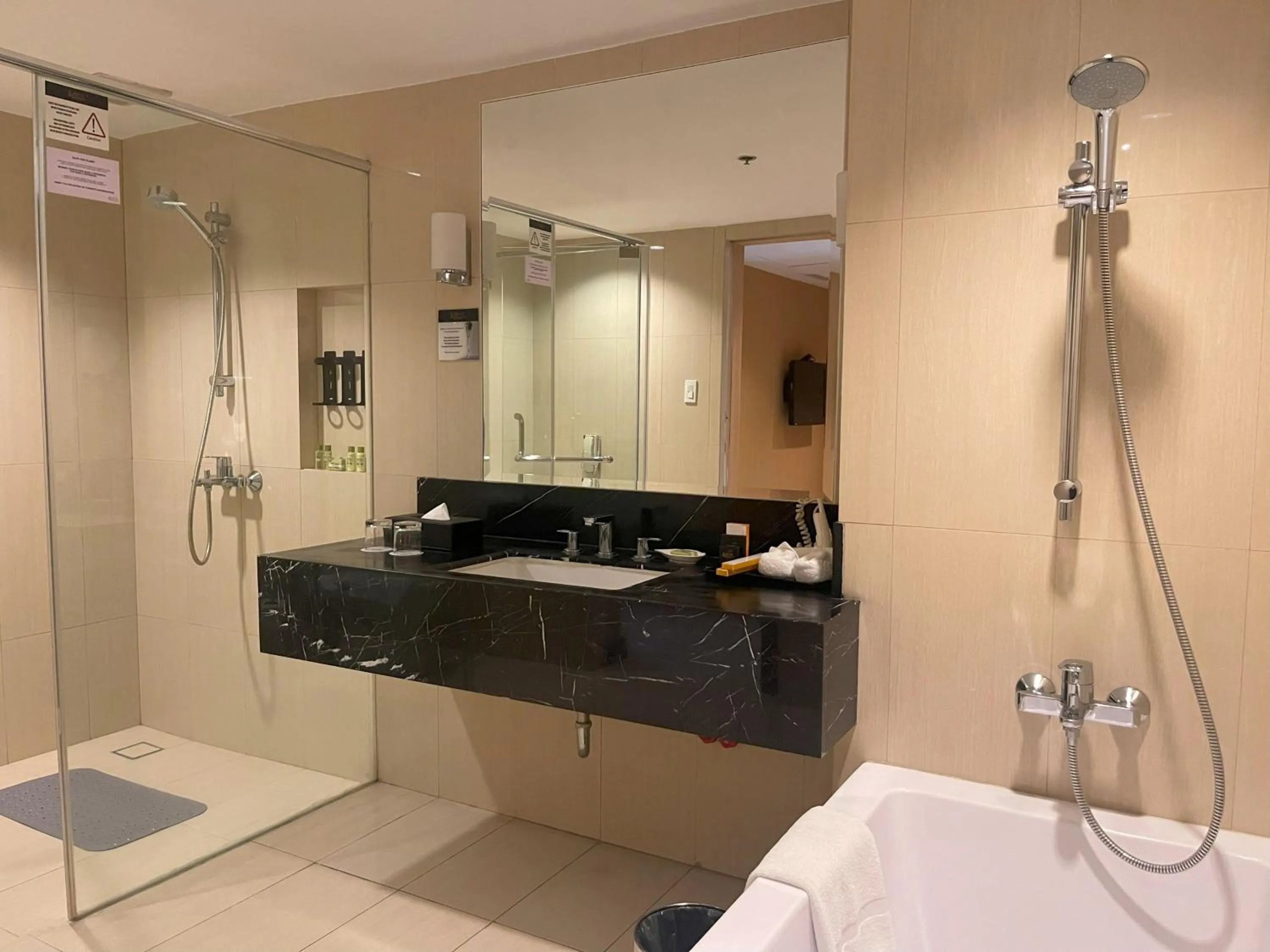 Bathroom in Luxent Hotel