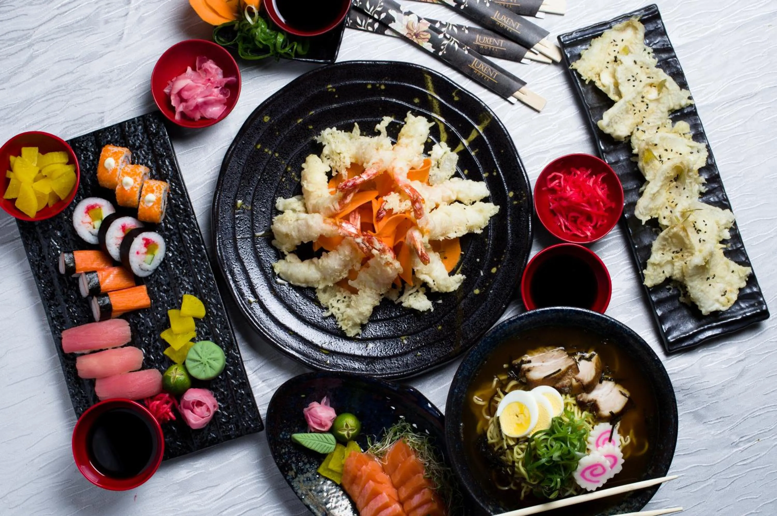 Food close-up in Luxent Hotel