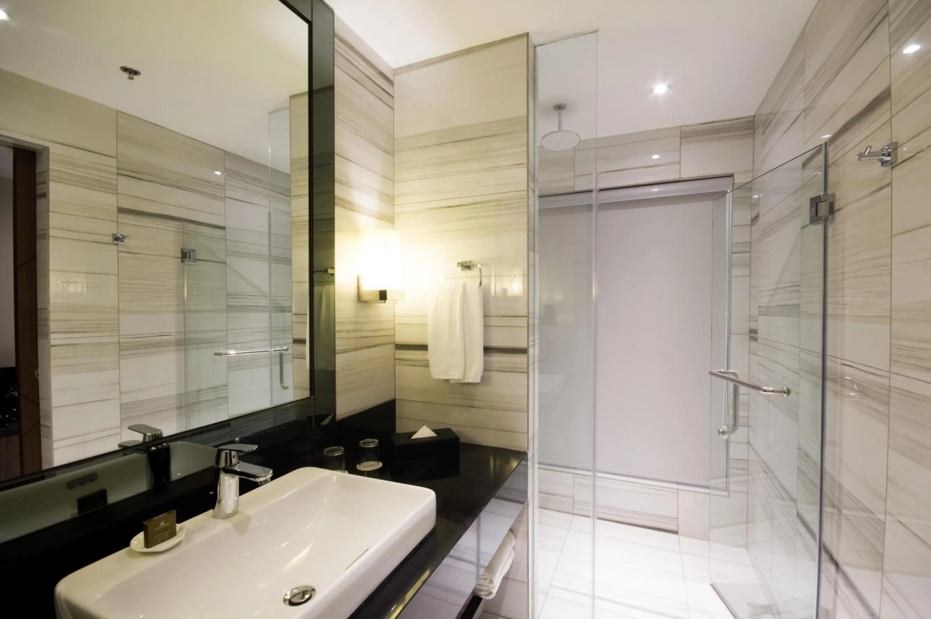 Shower in Luxent Hotel