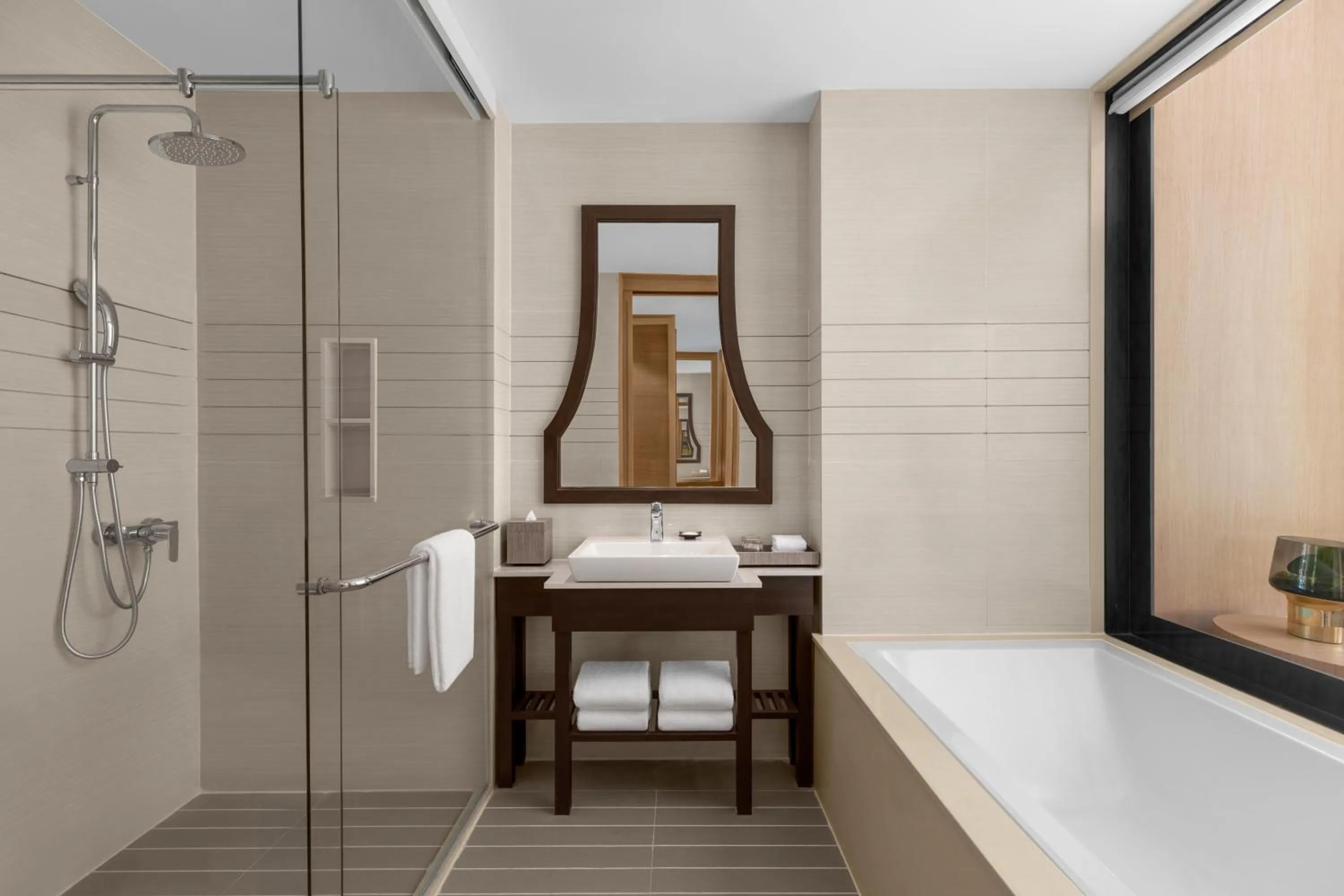 Bathroom, Bed in Courtyard by Marriott Phuket, Patong Beach Resort