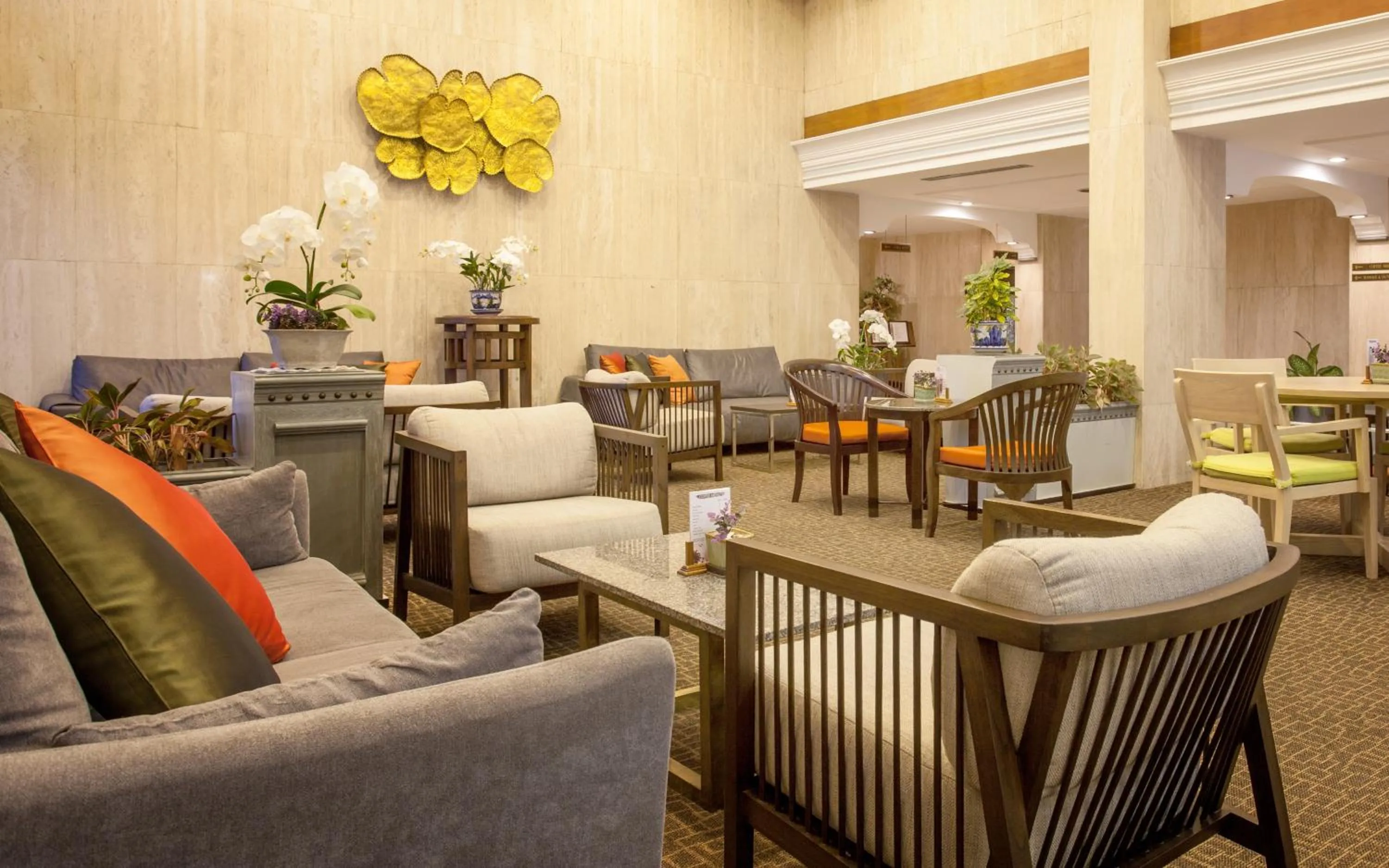 Communal lounge/ TV room in Phuket Merlin Hotel