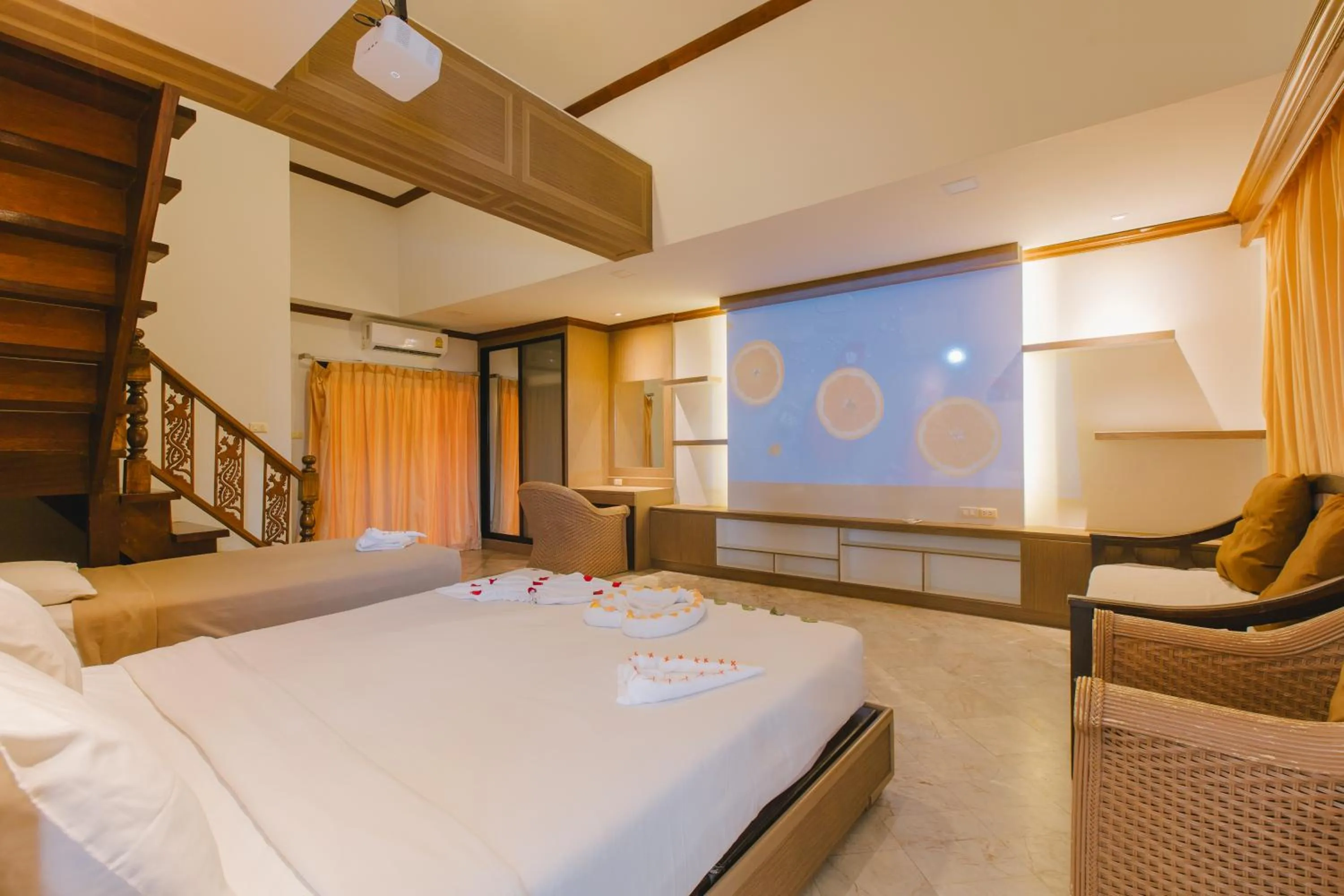 Photo of the whole room, Bed in Royal Prince Residence, Patong Beach