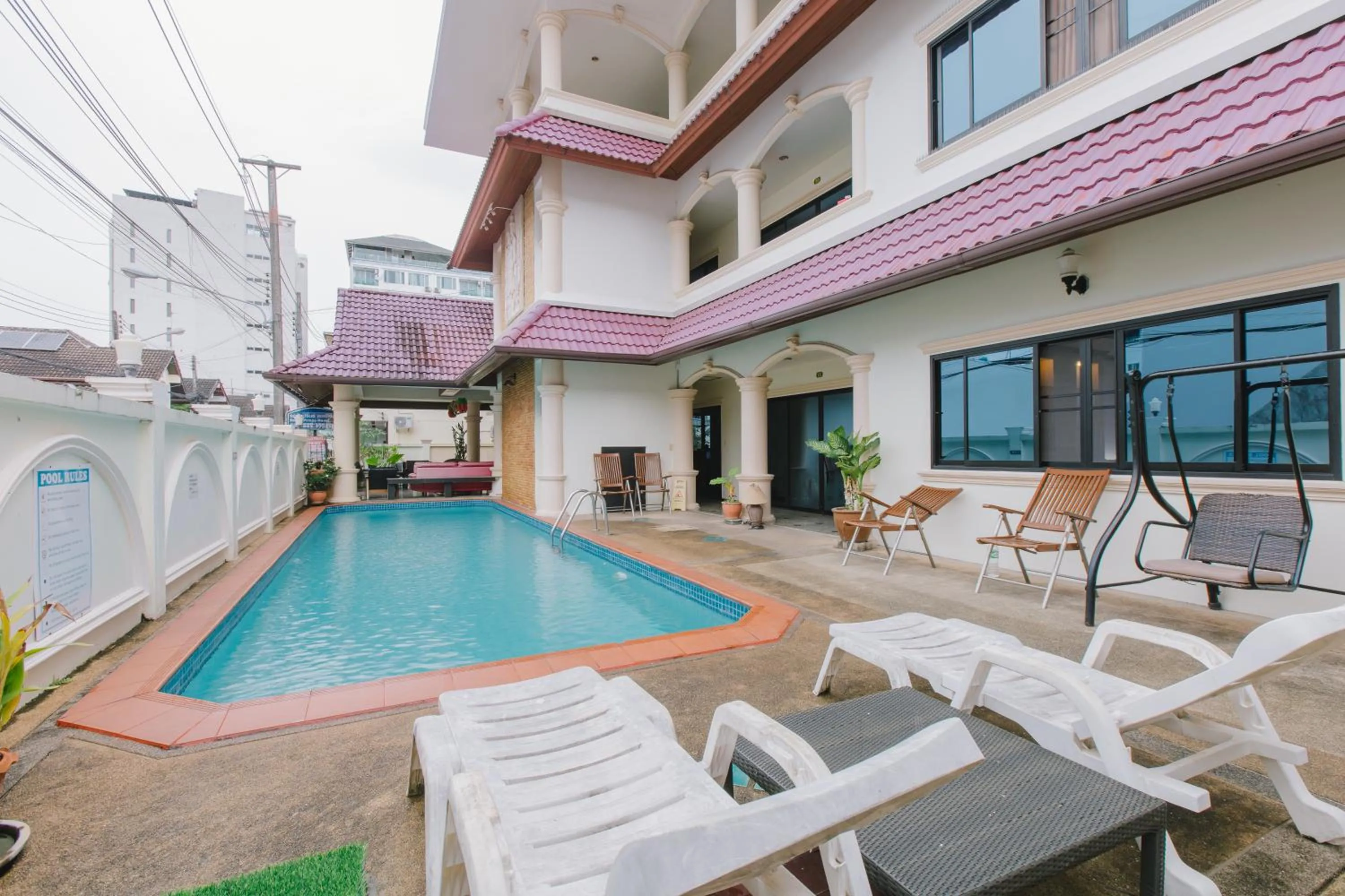 Swimming pool in Royal Prince Residence, Patong Beach