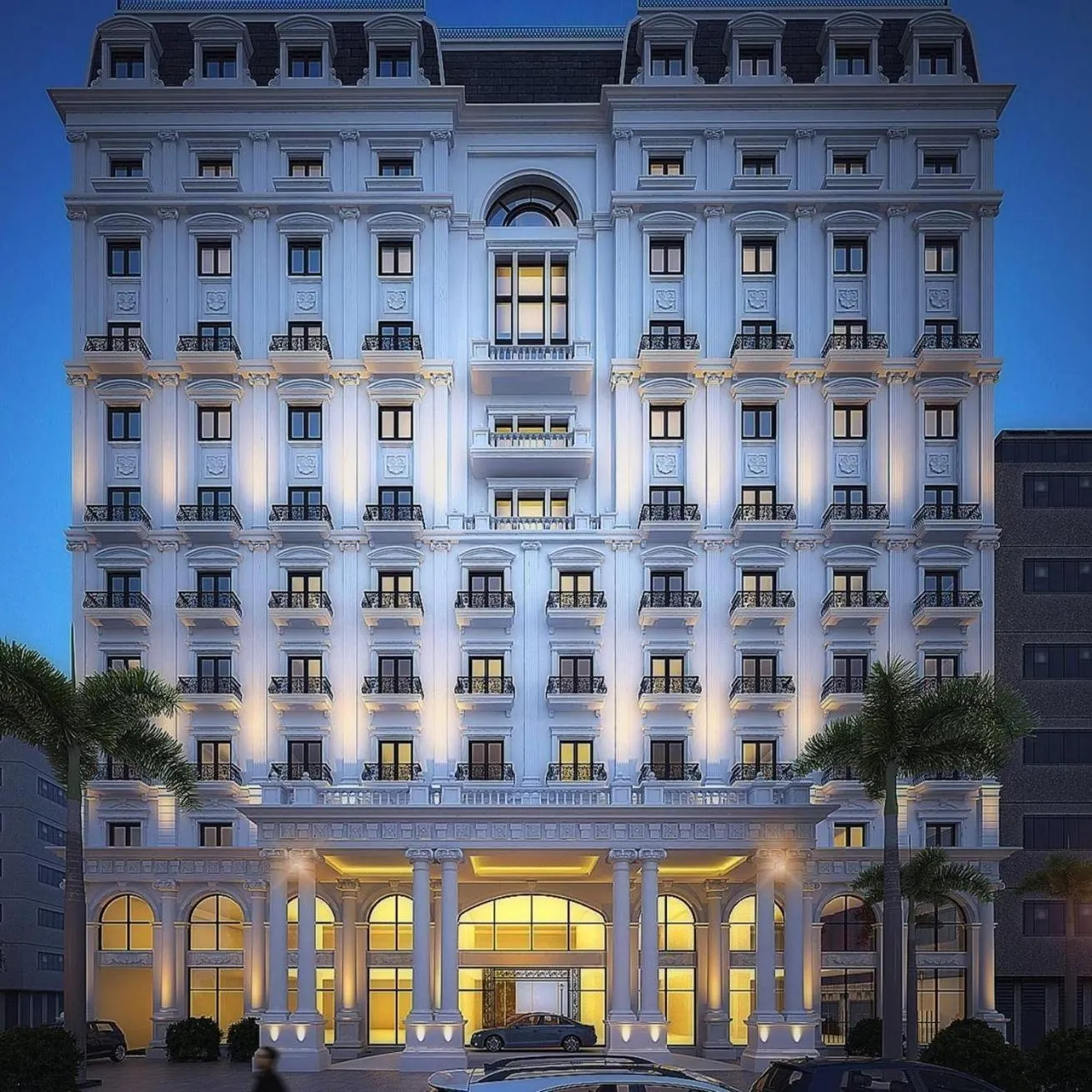 Property building in Phoenix Hotel Hà Giang