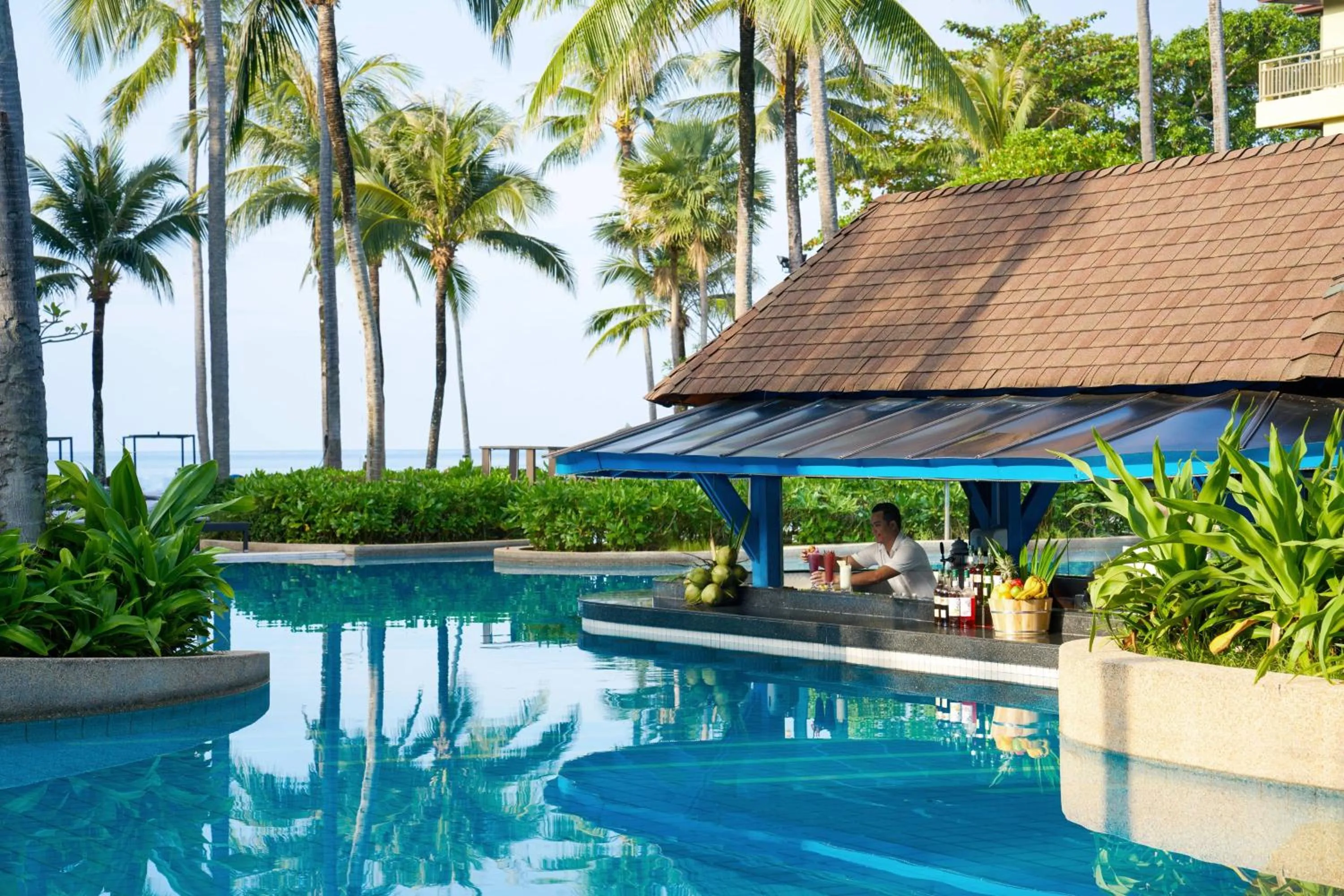 Swimming pool in Phuket Marriott Resort & Spa, Merlin Beach