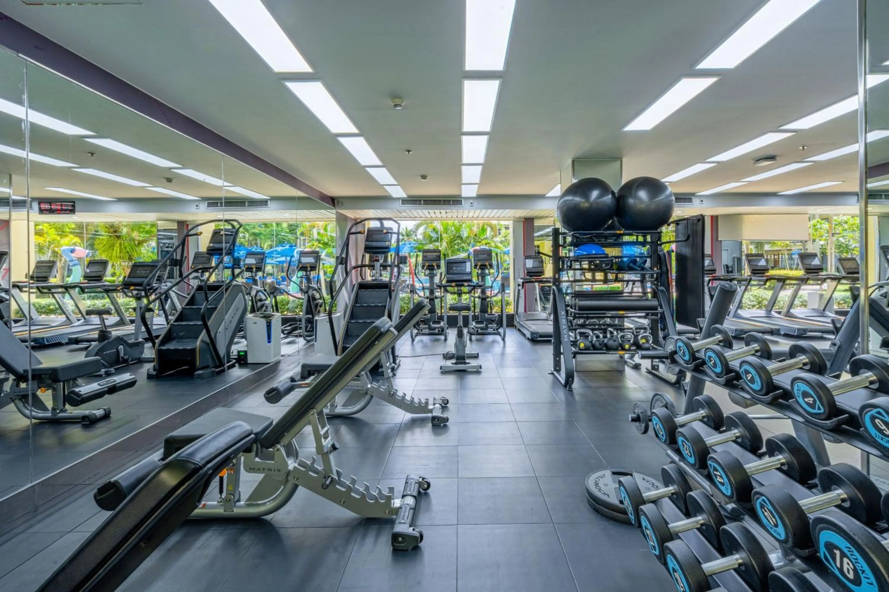 Fitness centre/facilities in Phuket Marriott Resort & Spa, Merlin Beach