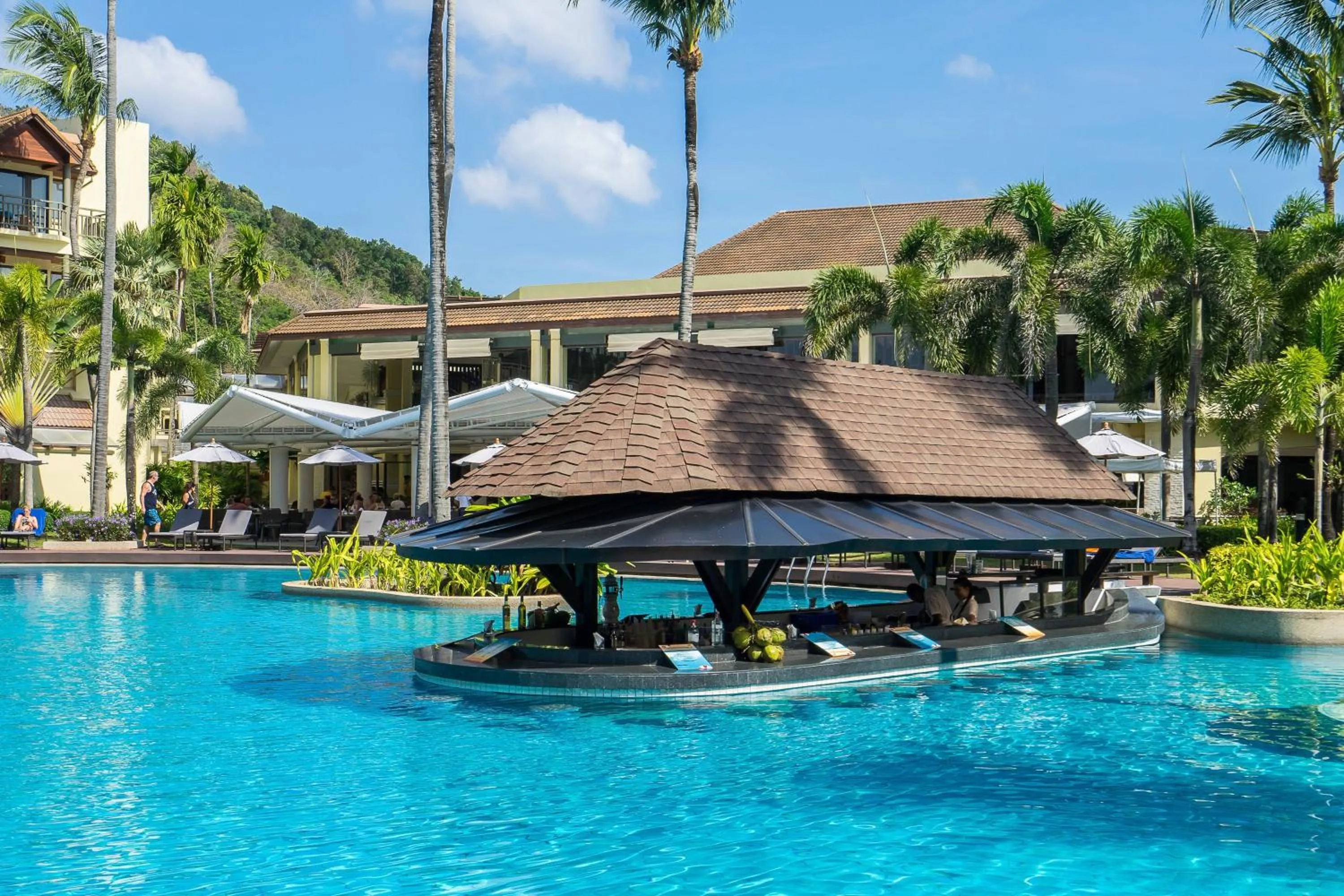 Swimming pool in Phuket Marriott Resort & Spa, Merlin Beach