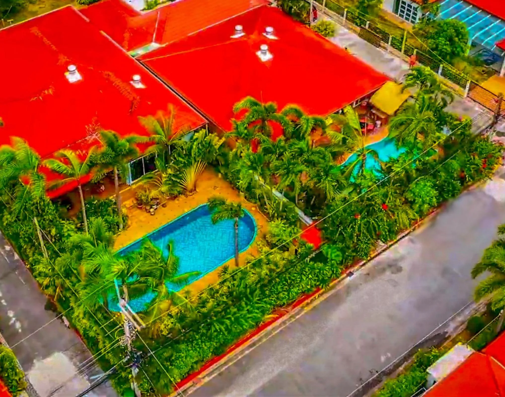 Bird's eye view in Siri Villas Pattaya