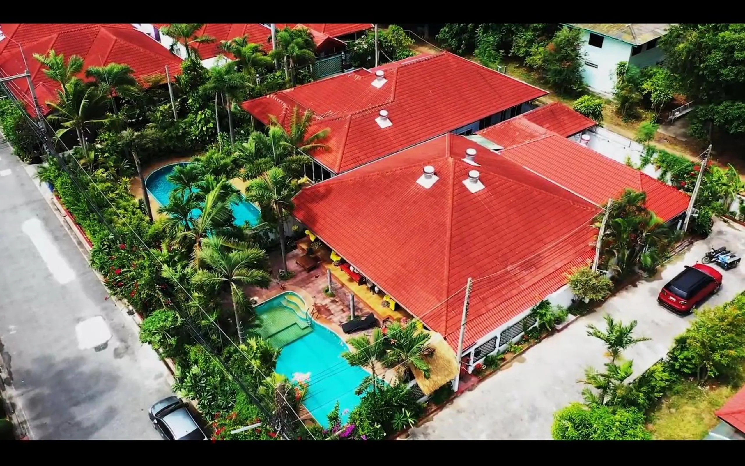 Bird's eye view in Siri Villas Pattaya
