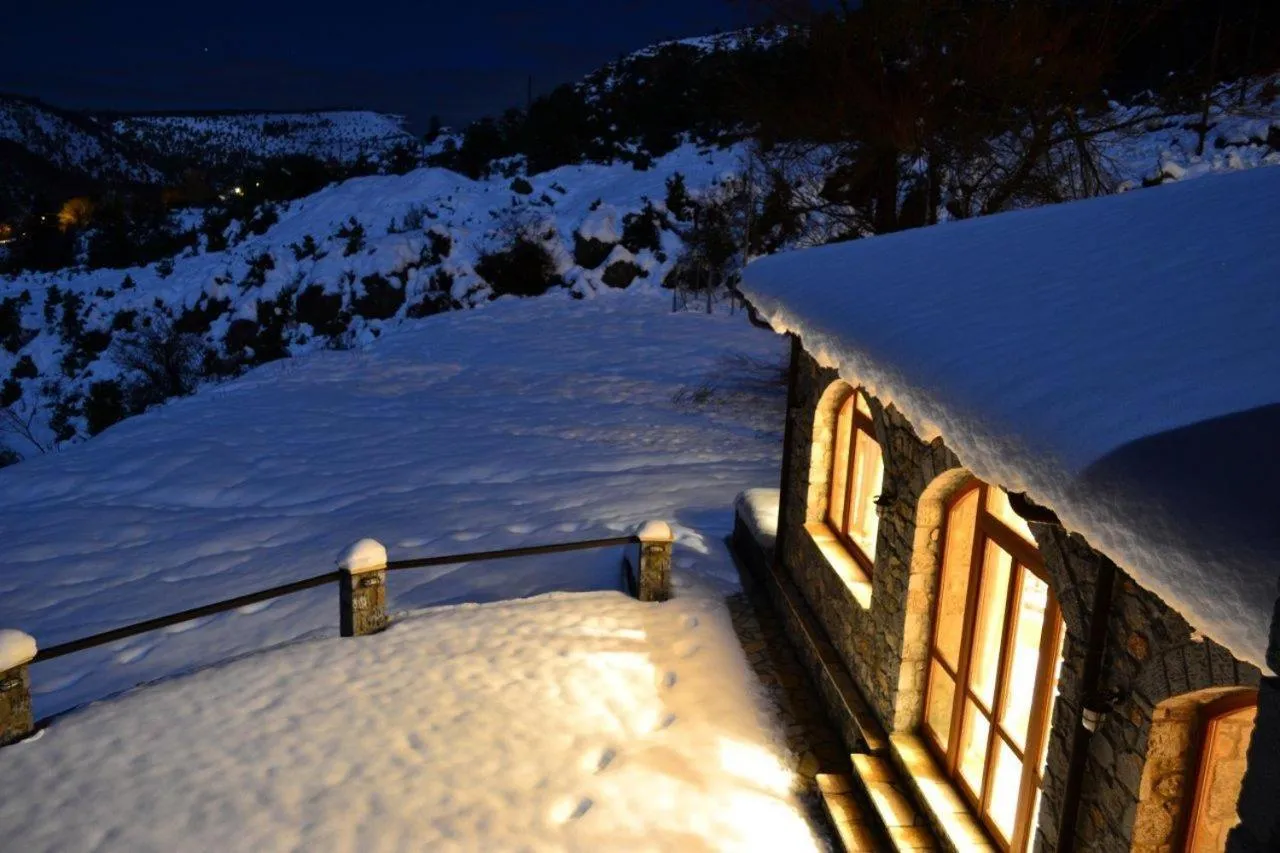 Facade/entrance in Karyatis Resort