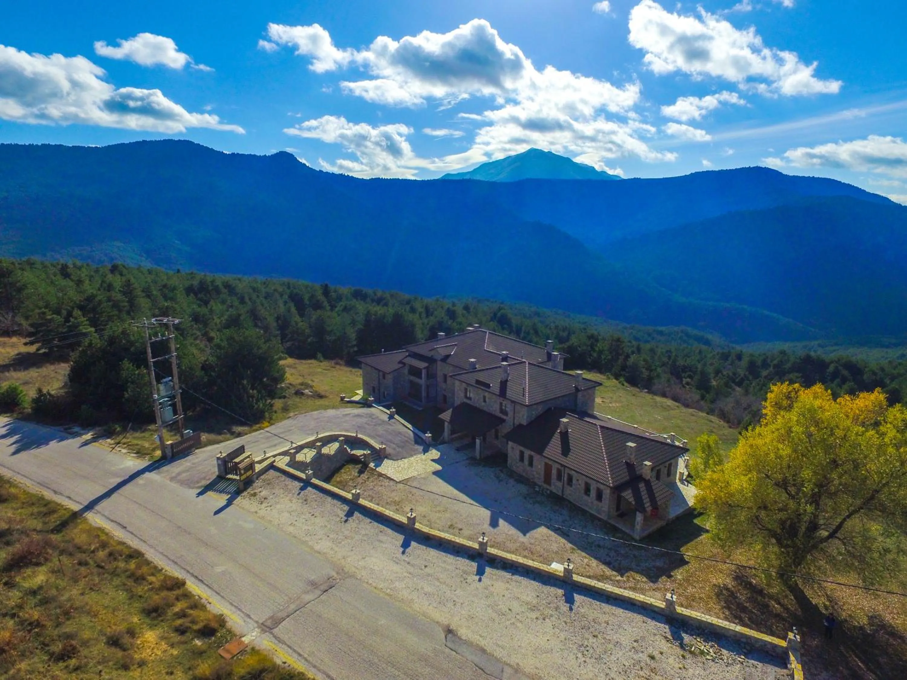 Bird's eye view in Karyatis Resort