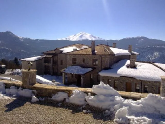 Facade/entrance in Karyatis Resort