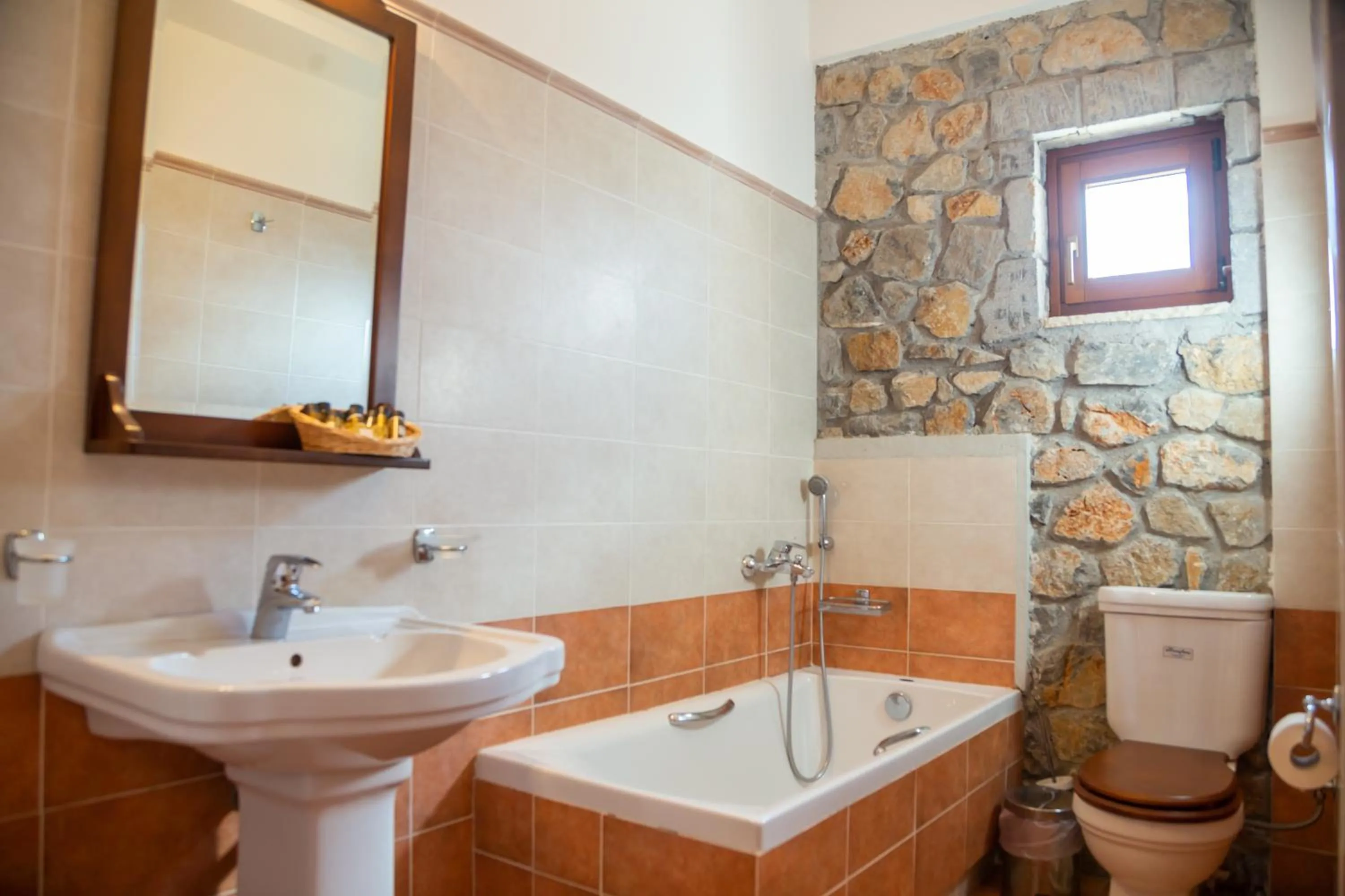 Bathroom in Karyatis Resort