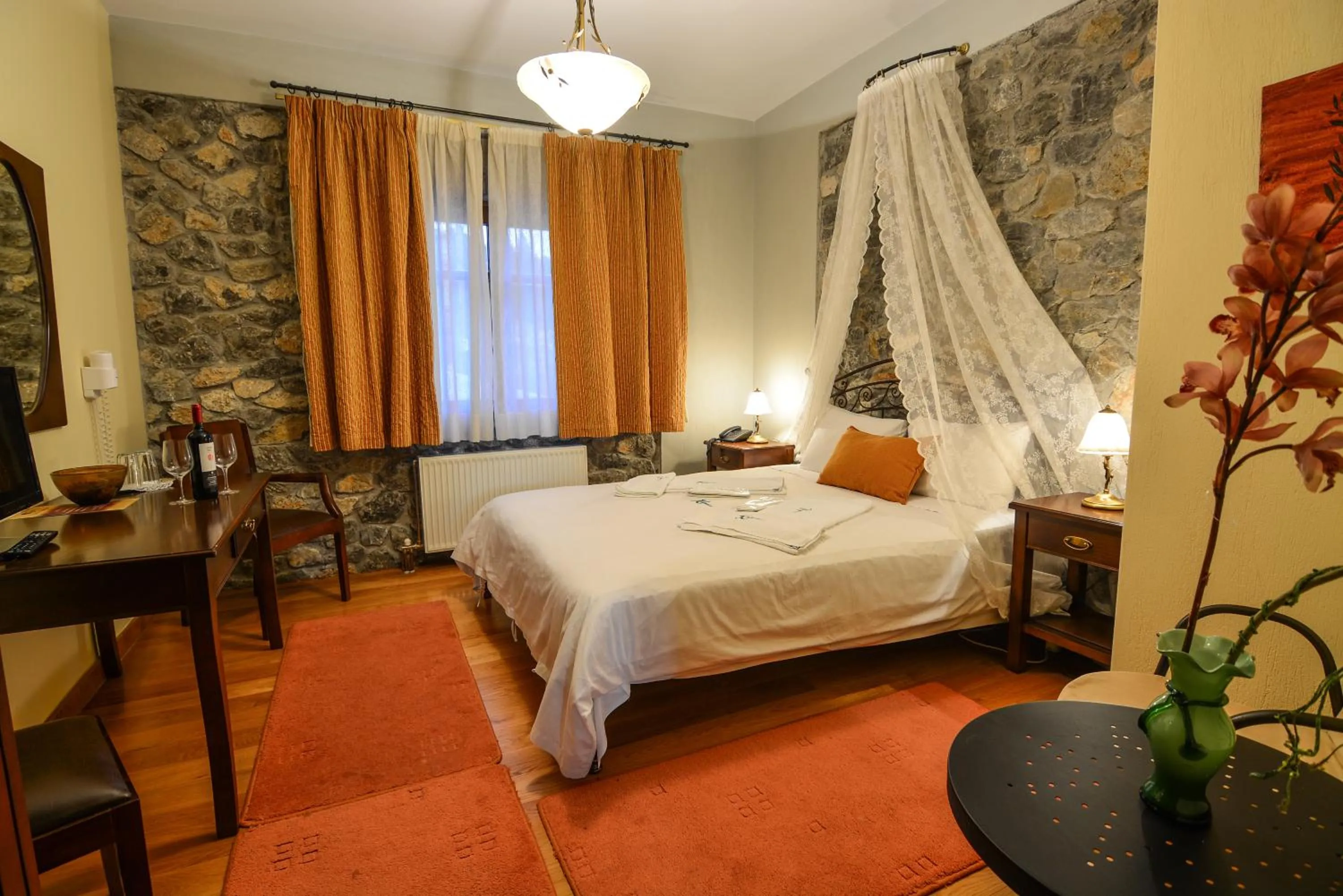 Bedroom, Bed in Karyatis Resort