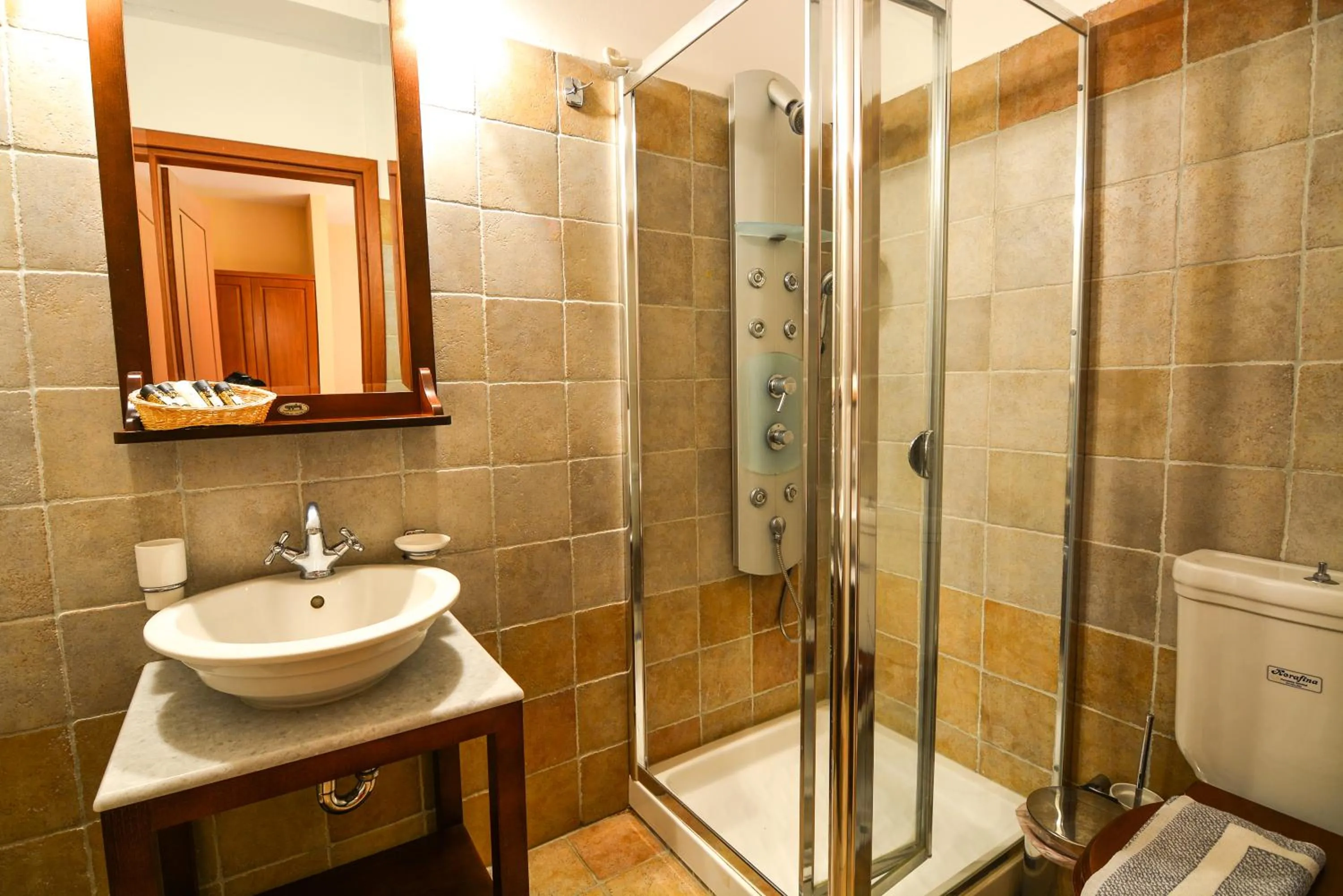 Bathroom in Karyatis Resort