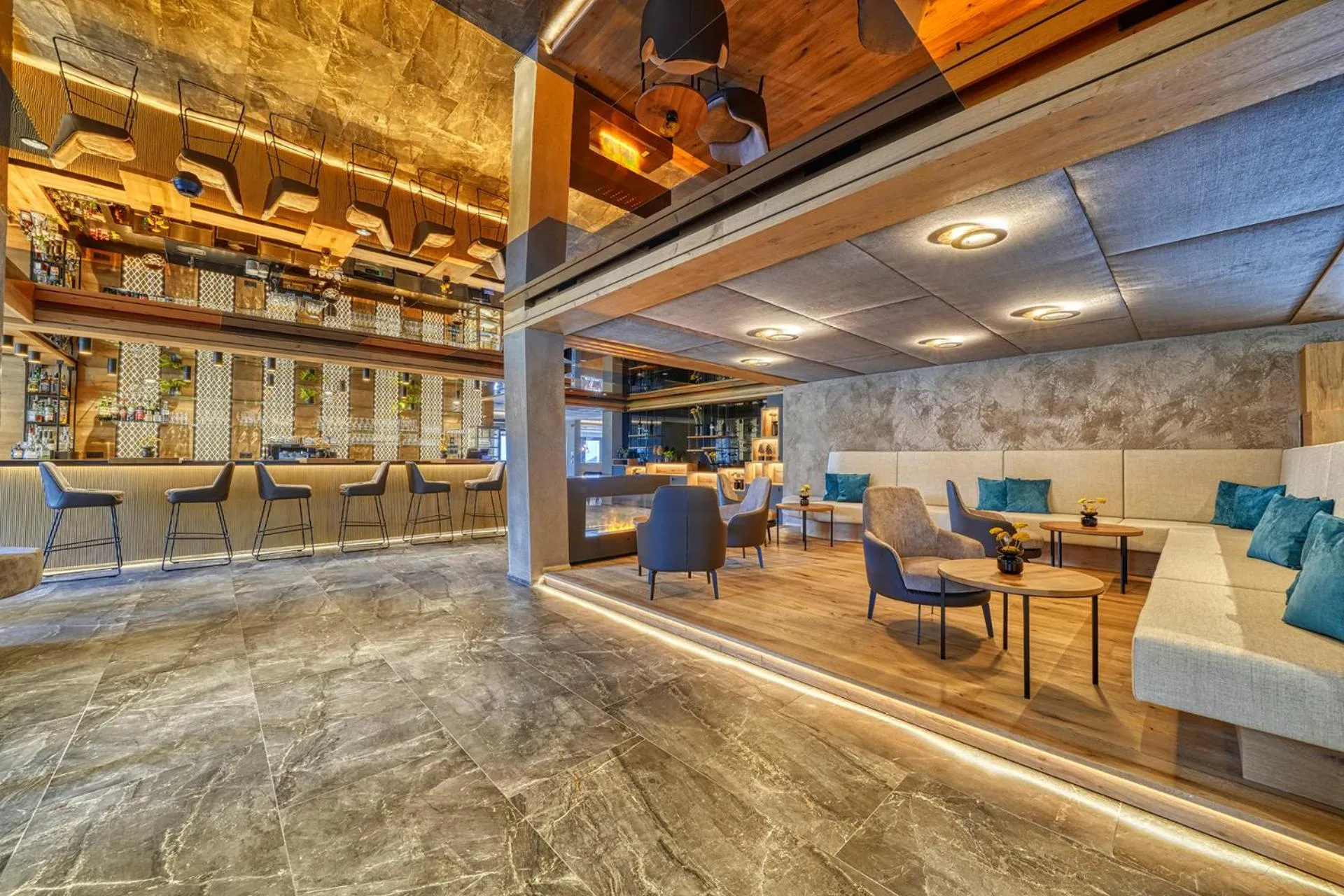 Lounge or bar in Hotel Avelina