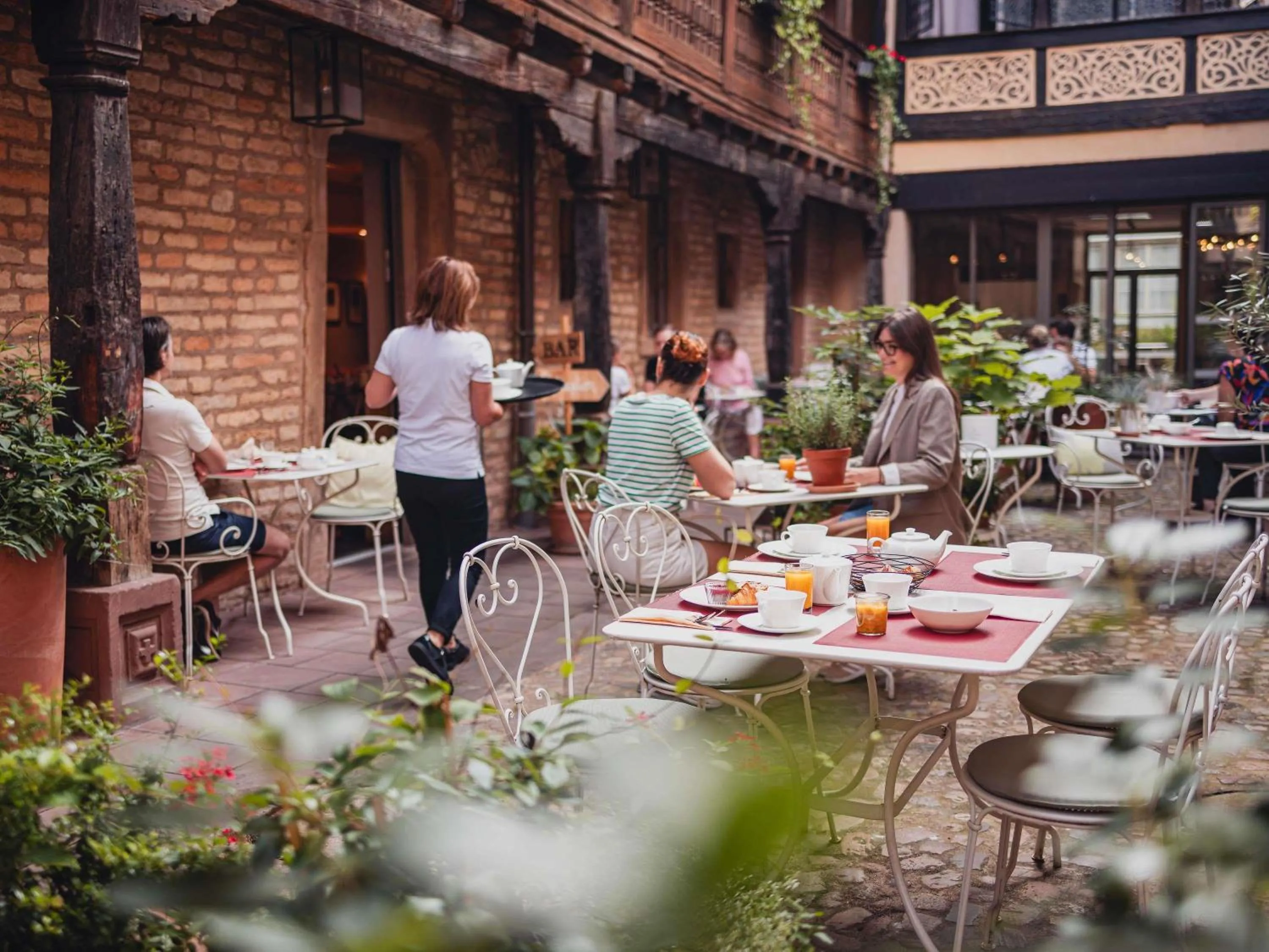 Breakfast in Cour du Corbeau Hotel Strasbourg - MGallery Collection