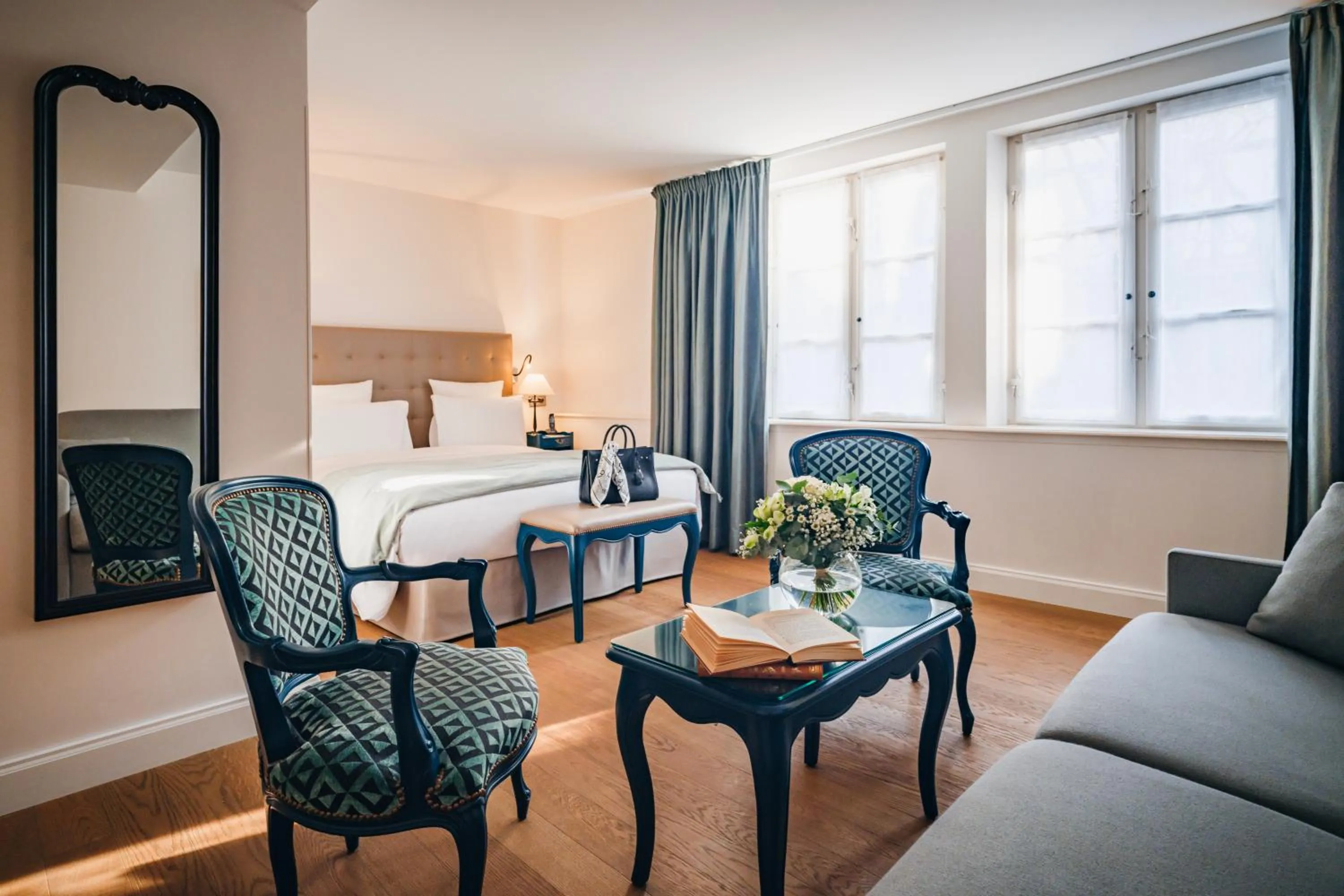 Bedroom in Cour du Corbeau Hotel Strasbourg - MGallery Collection