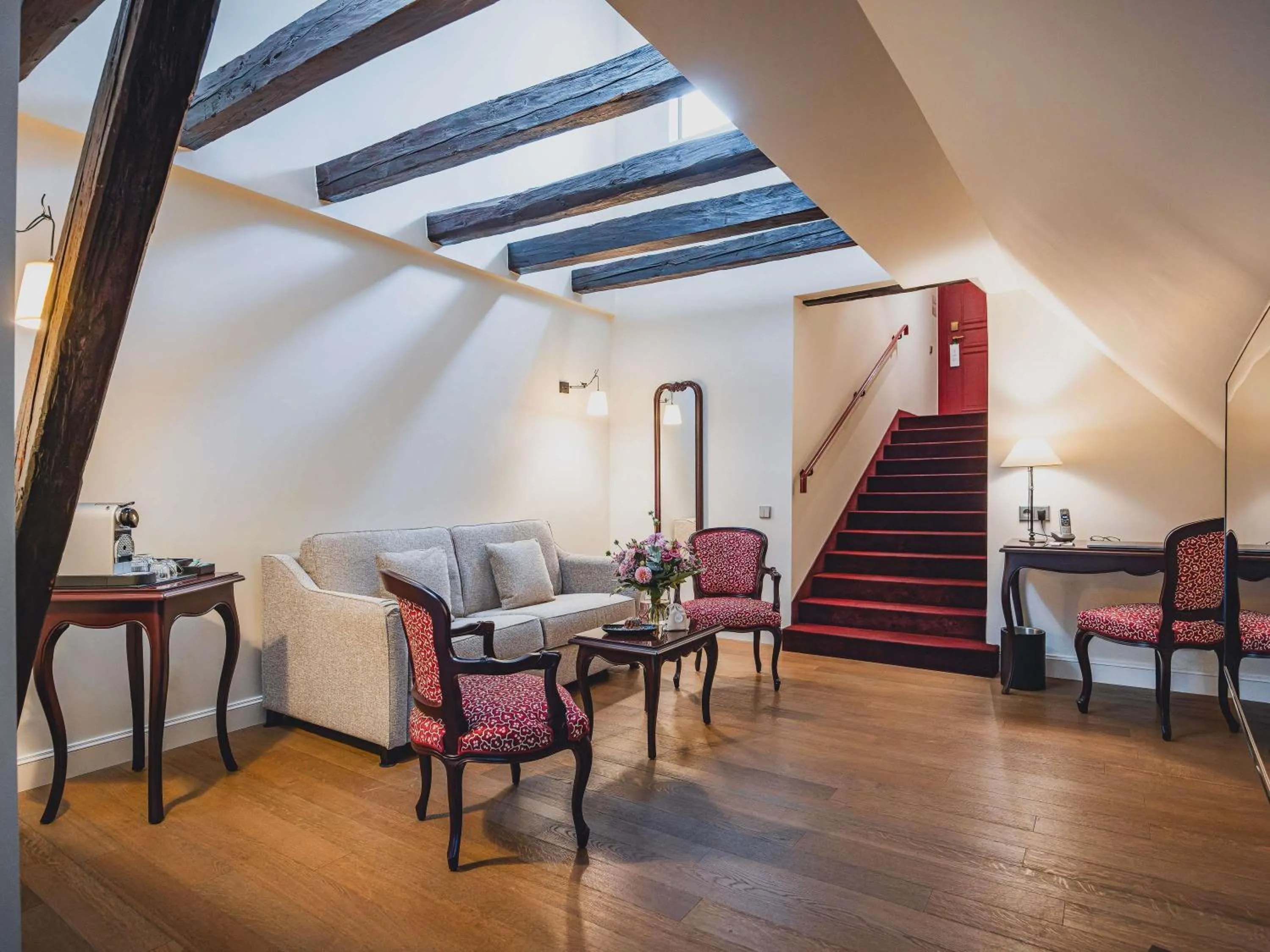 Bedroom in Cour du Corbeau Hotel Strasbourg - MGallery Collection